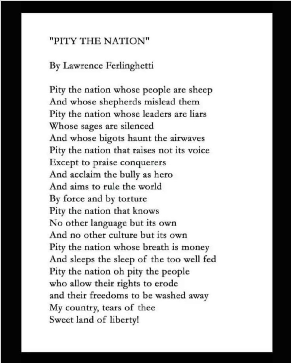 Have compassion for the nation
