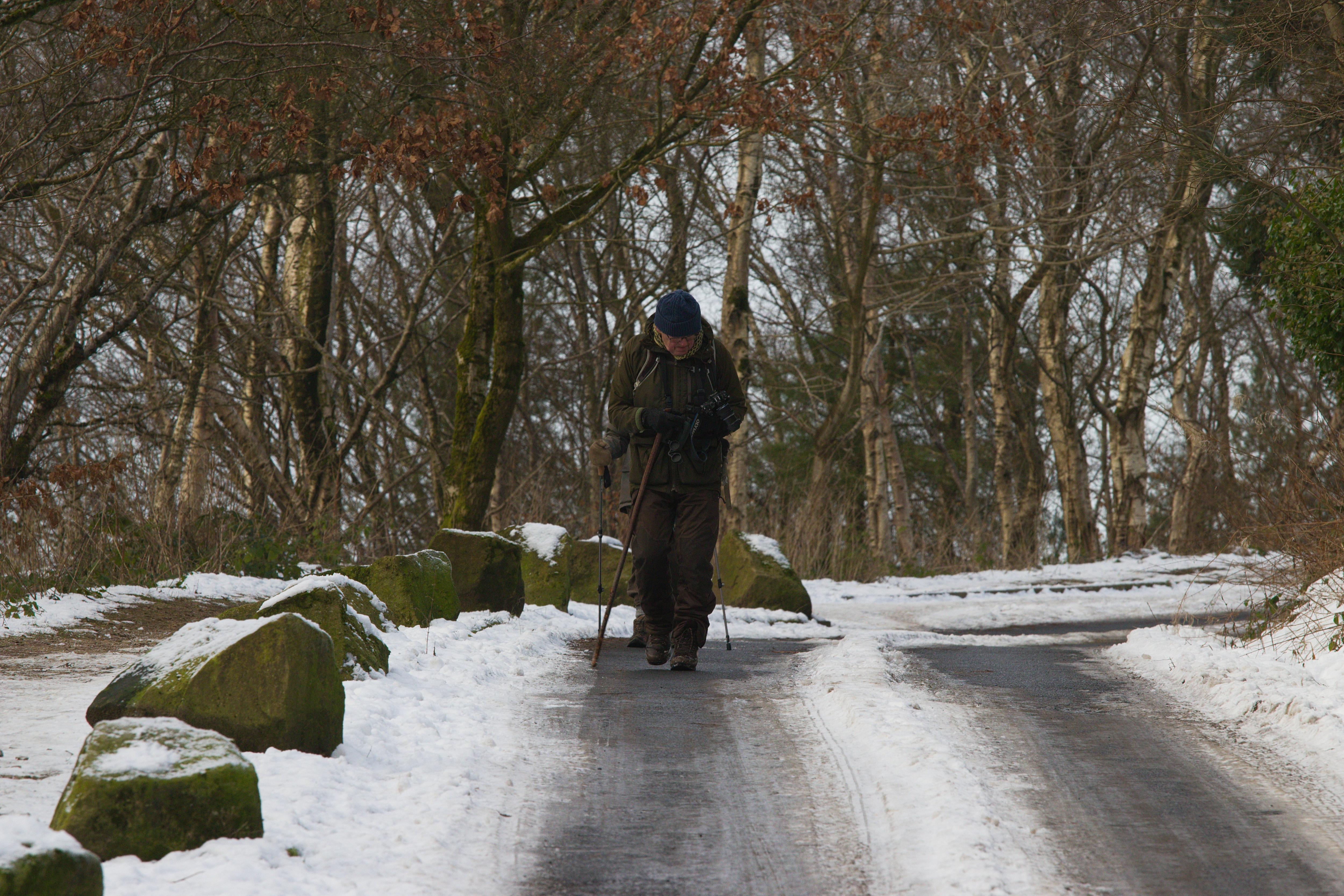 A Fellow Photographer's Slippery Adventure on Black Ice