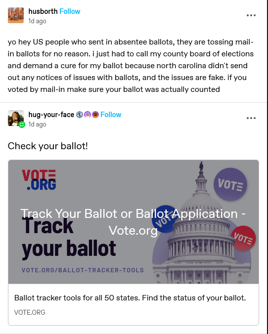 If You Voted by Mail or Absentee, Please Double-Check That Your Ballot Was Counted!