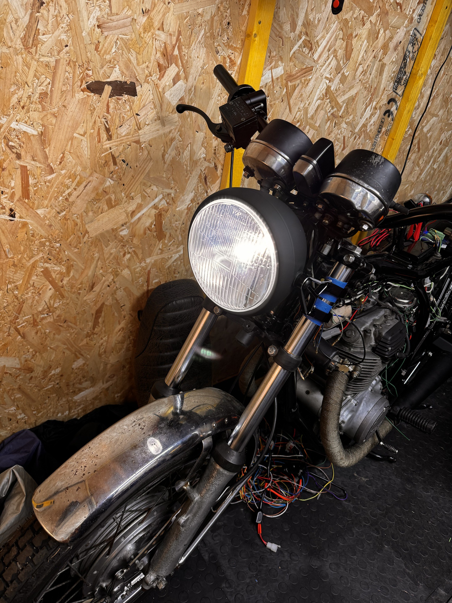 The wiring is getting closer to completion!