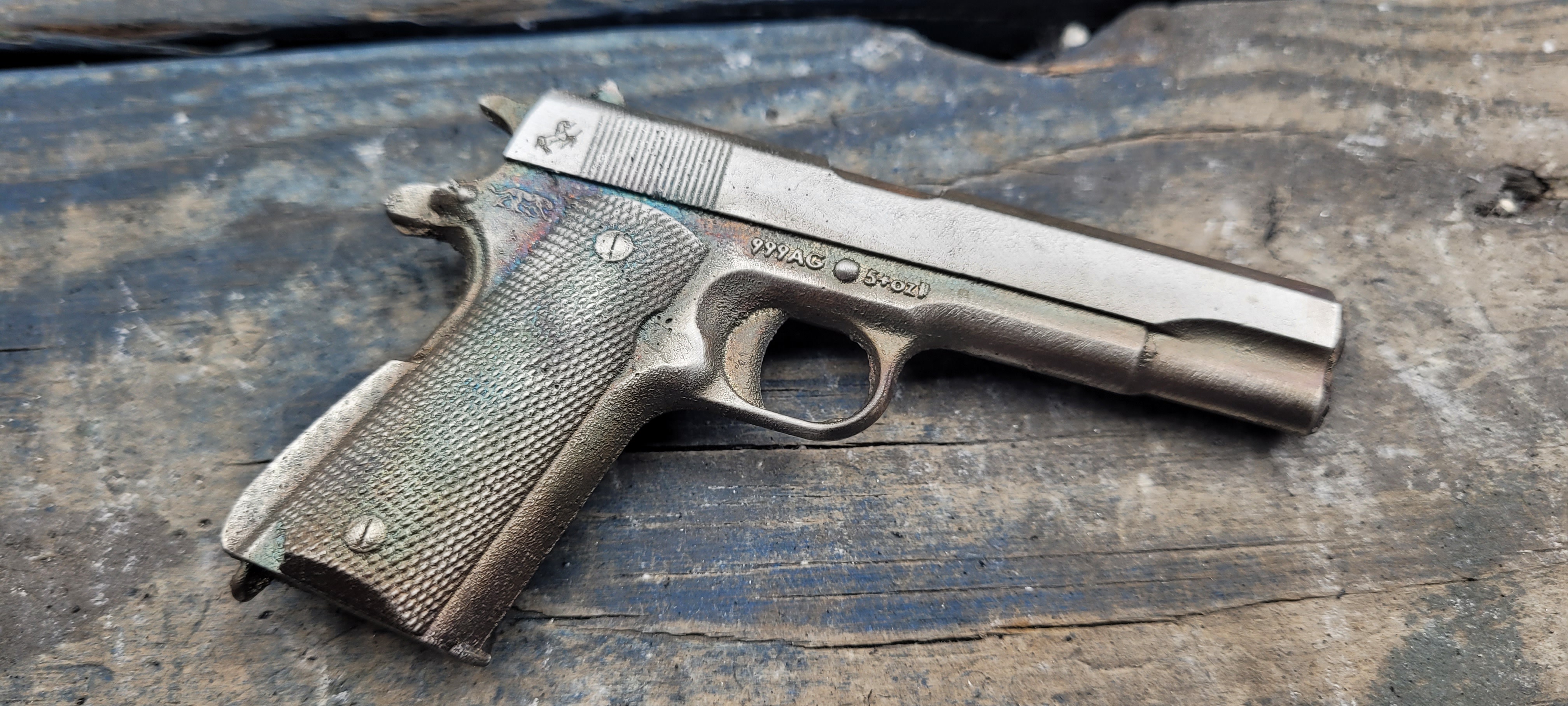 Crafting a Pure Silver Colt M1911 Army Pistol: My Ultimate Time Sink