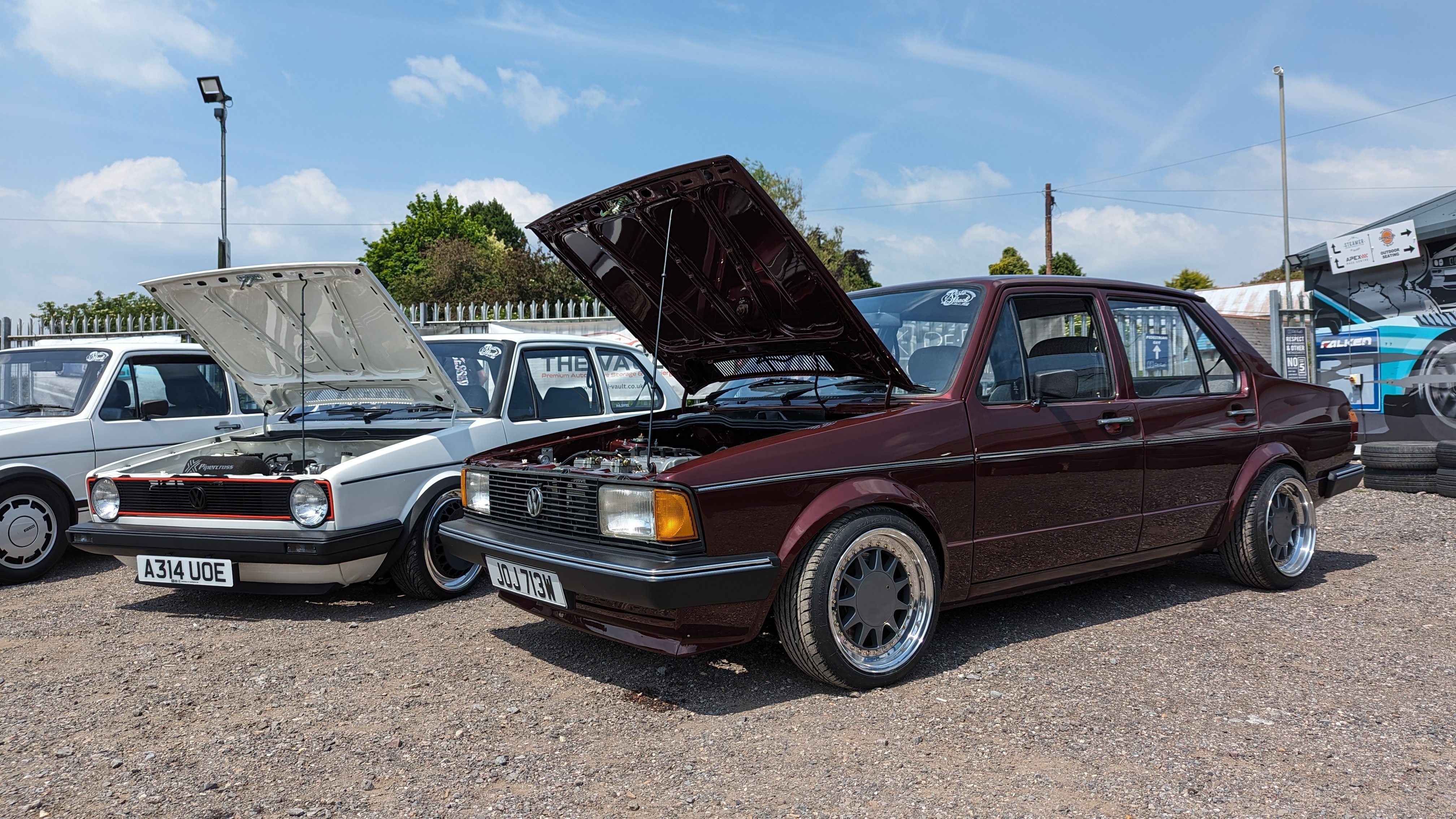 A Classic Showdown: Mk1 Jetta vs. Mk1 Golf