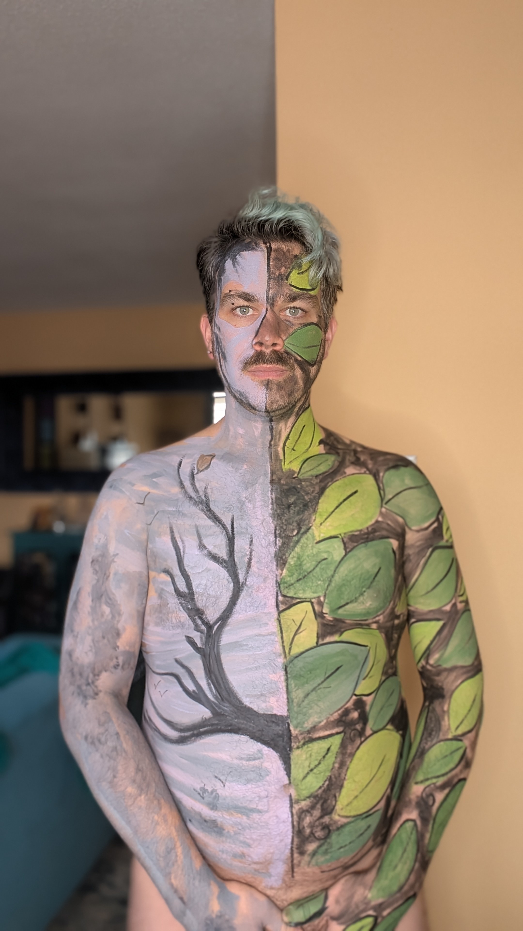 Exploring the January Challenge: A Journey into Body Painting