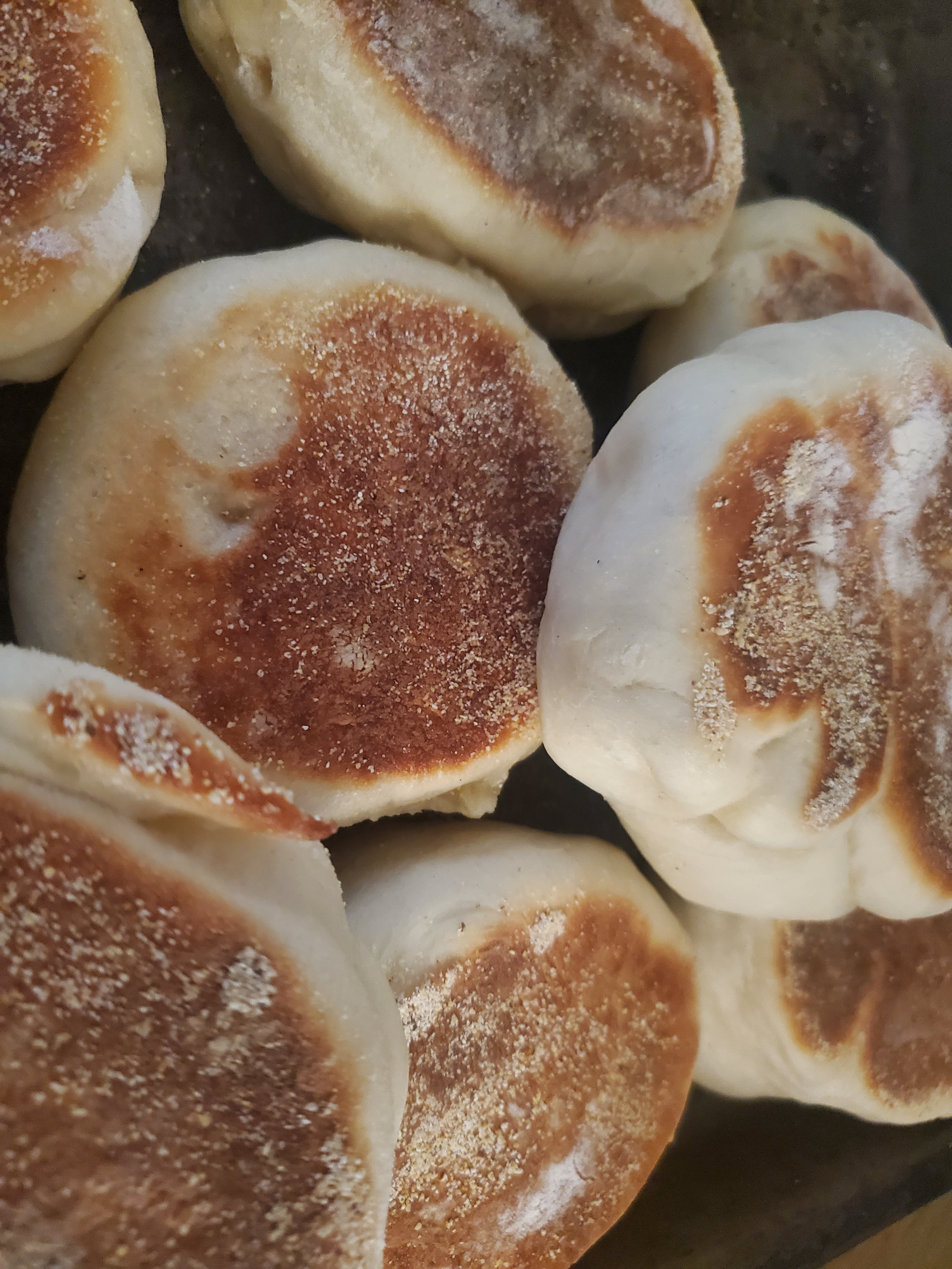 Indulging in Freshly Baked English Muffins