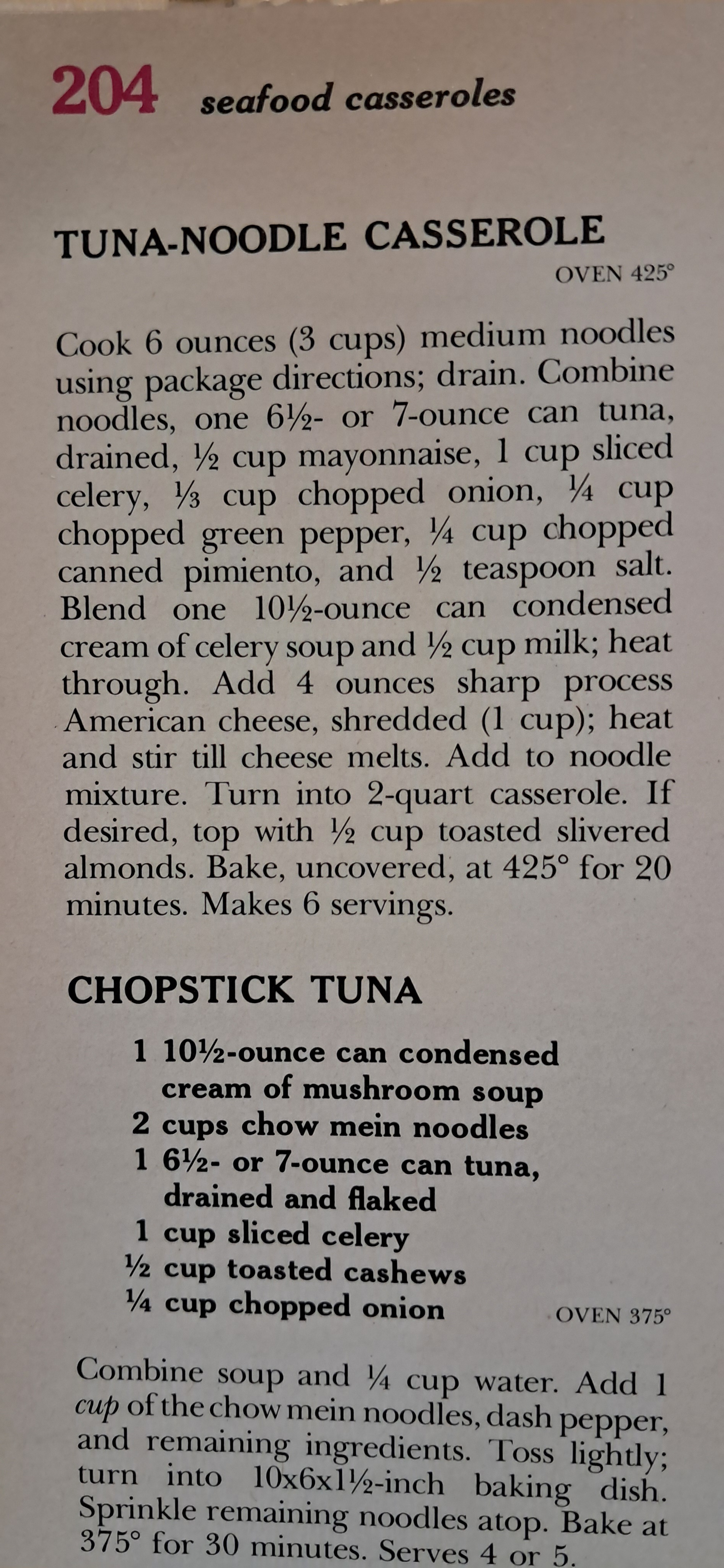 Comfort Food Alert: Tuna Noodle Casserole Delight