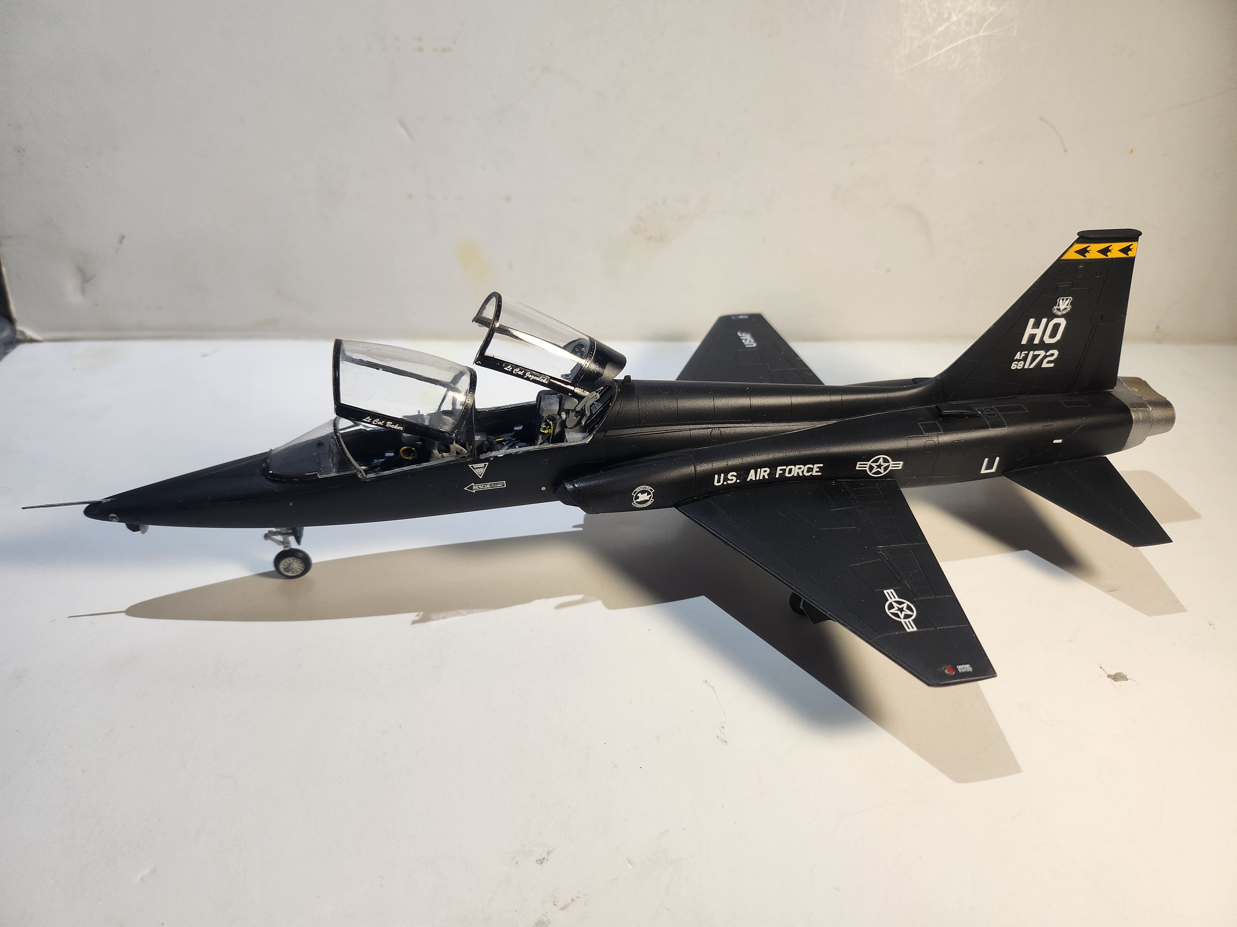 T-38A Super Sonic Trainer model kit from Wolfpack, 1:48 scale at Holloman AFB