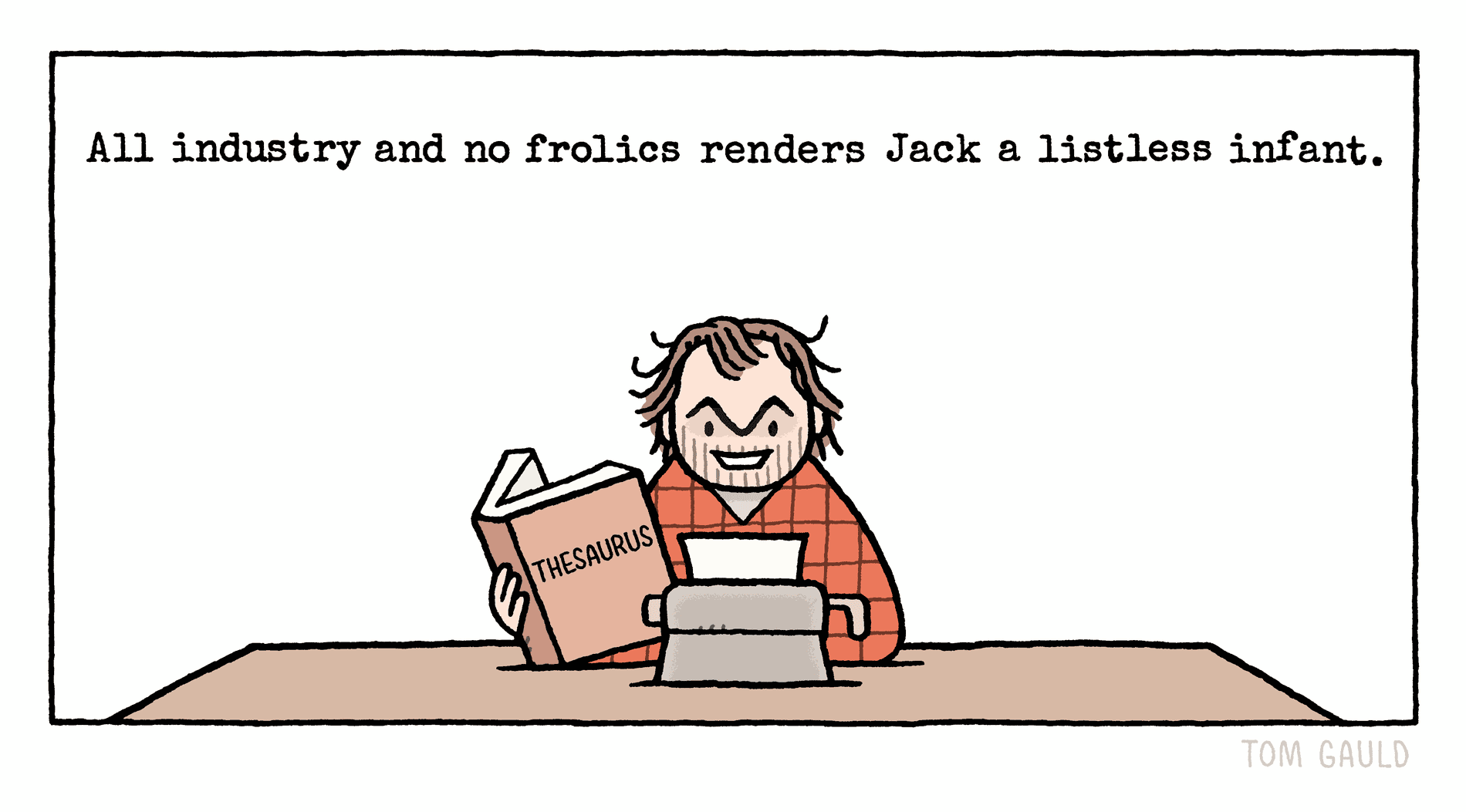 Tom Gauld's Unique Take on The Shining