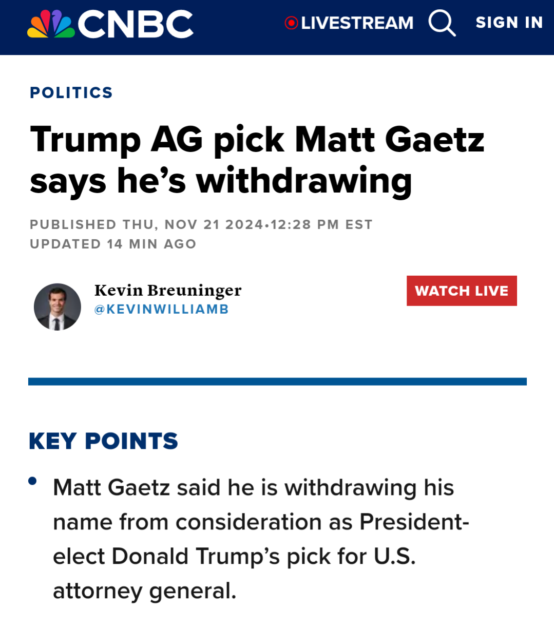 Looks like he really doesn't want us to peek at that ethics report