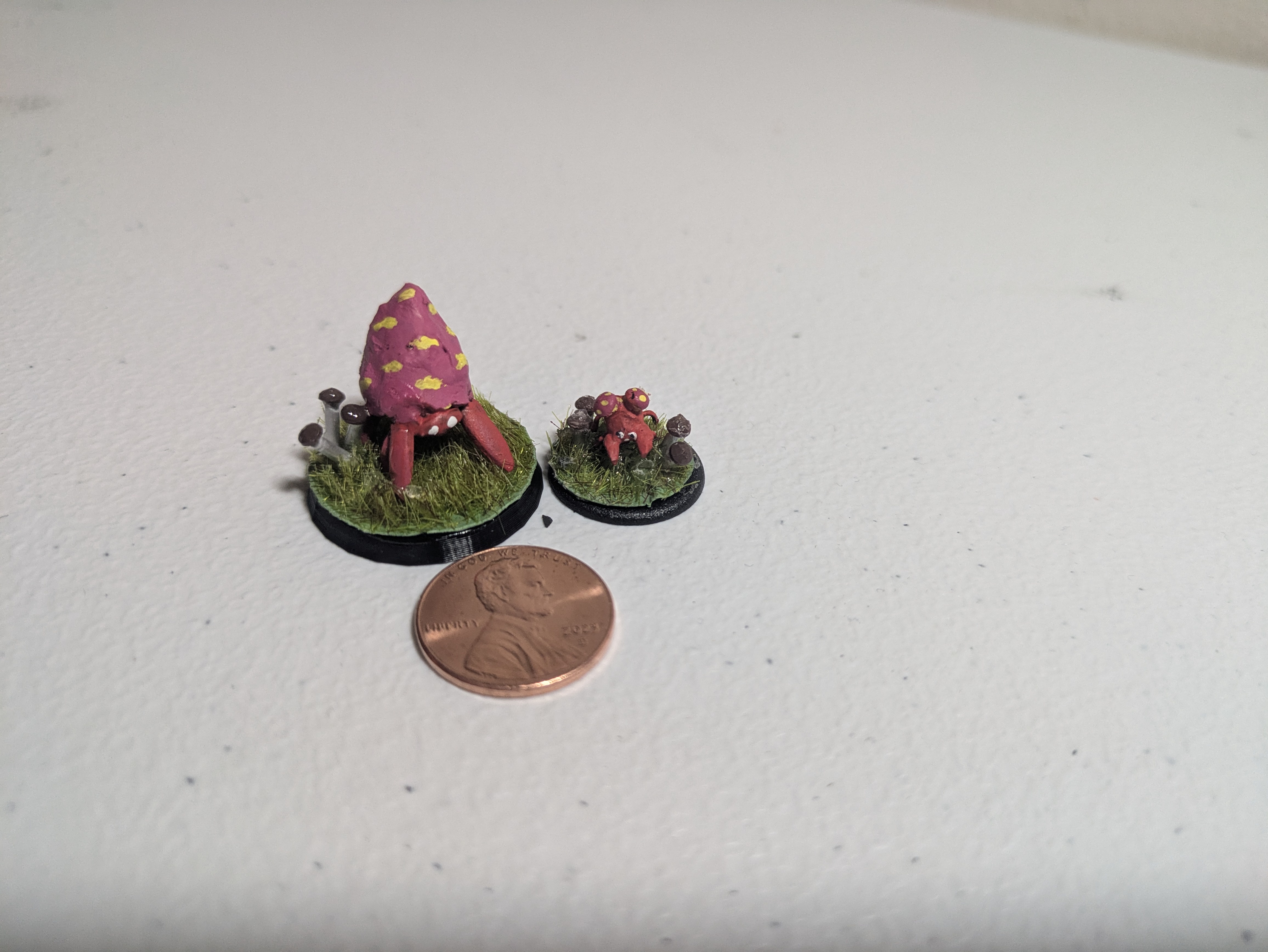 Adorable Tiny Paras and Parasect I Crafted