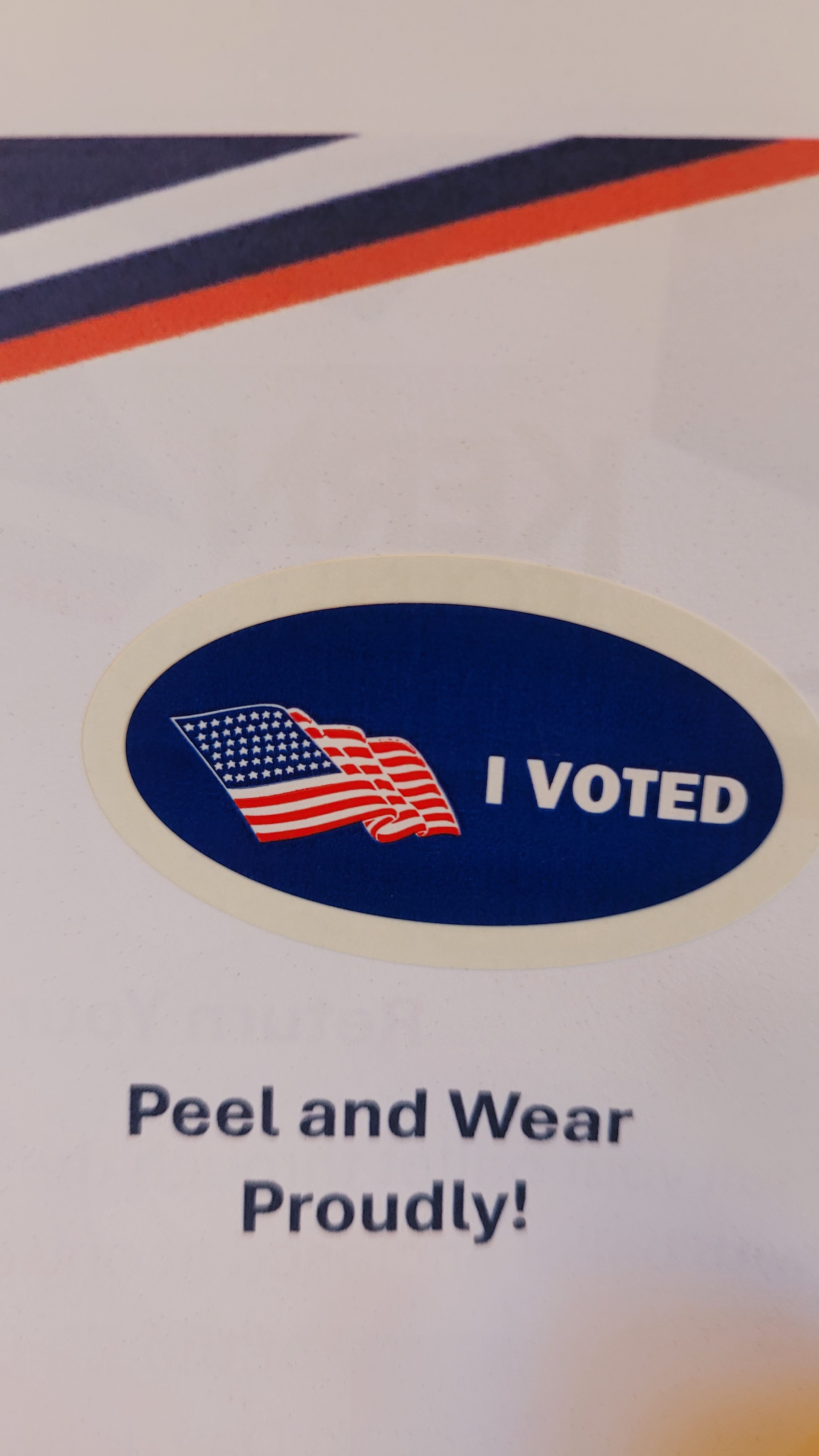 We made our voices heard at the polls today!