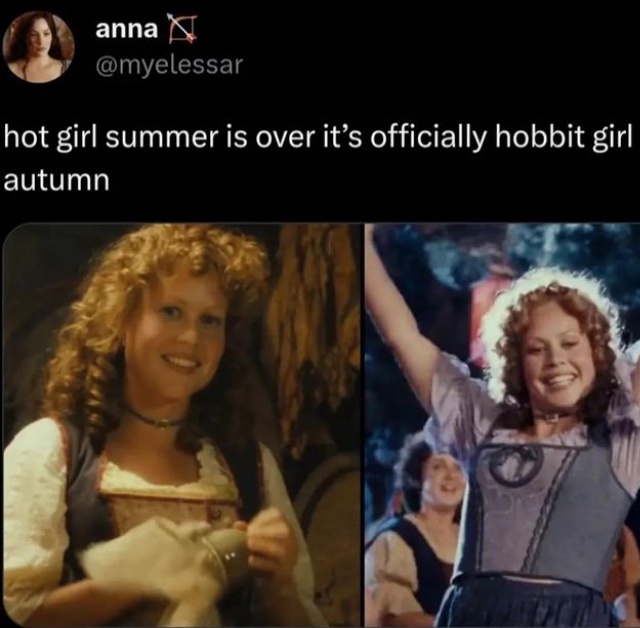 A Collection of Backlogged Memes Featuring Hobbit Girls