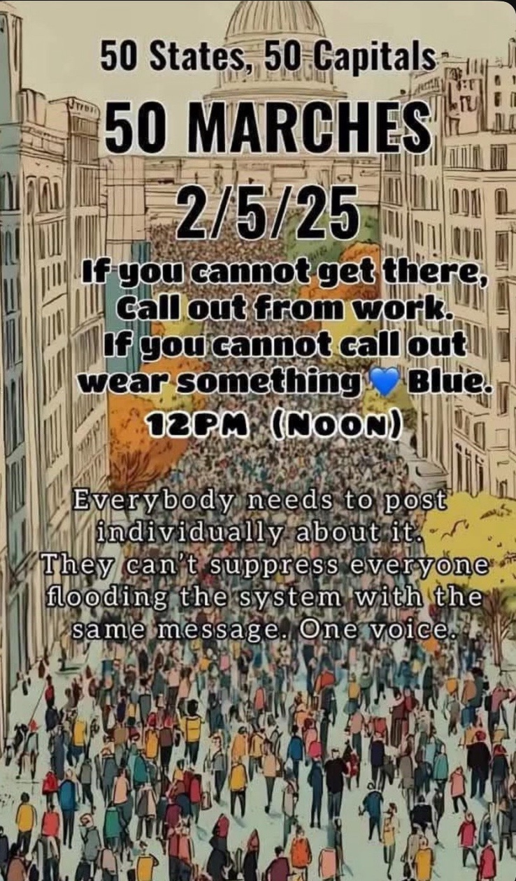 Be part of the movement! Check out the link to join the protests!