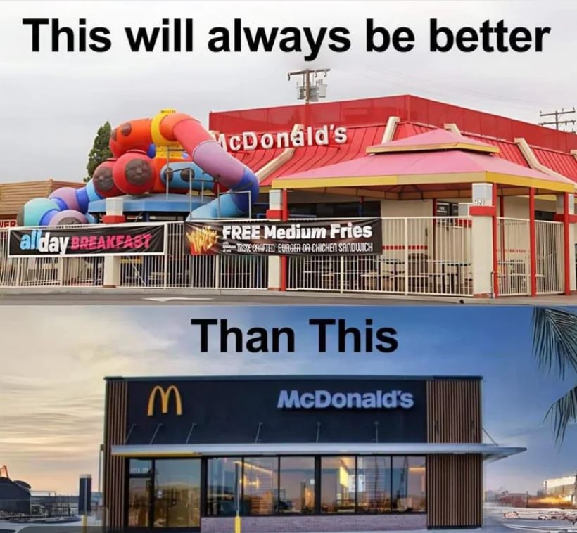 A Journey Through Time: McDonald's Then and Now