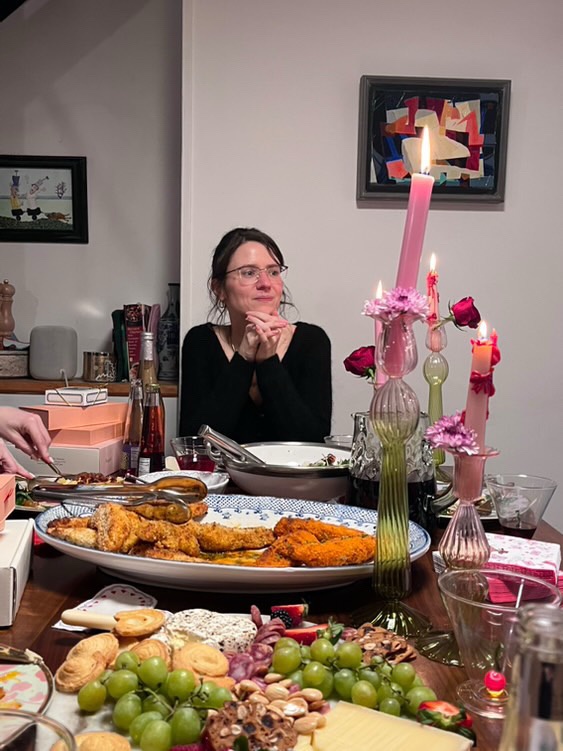 I threw a Galentine's Day Chicken Tender Party and it was a total hit! Proud of my delicious creation!