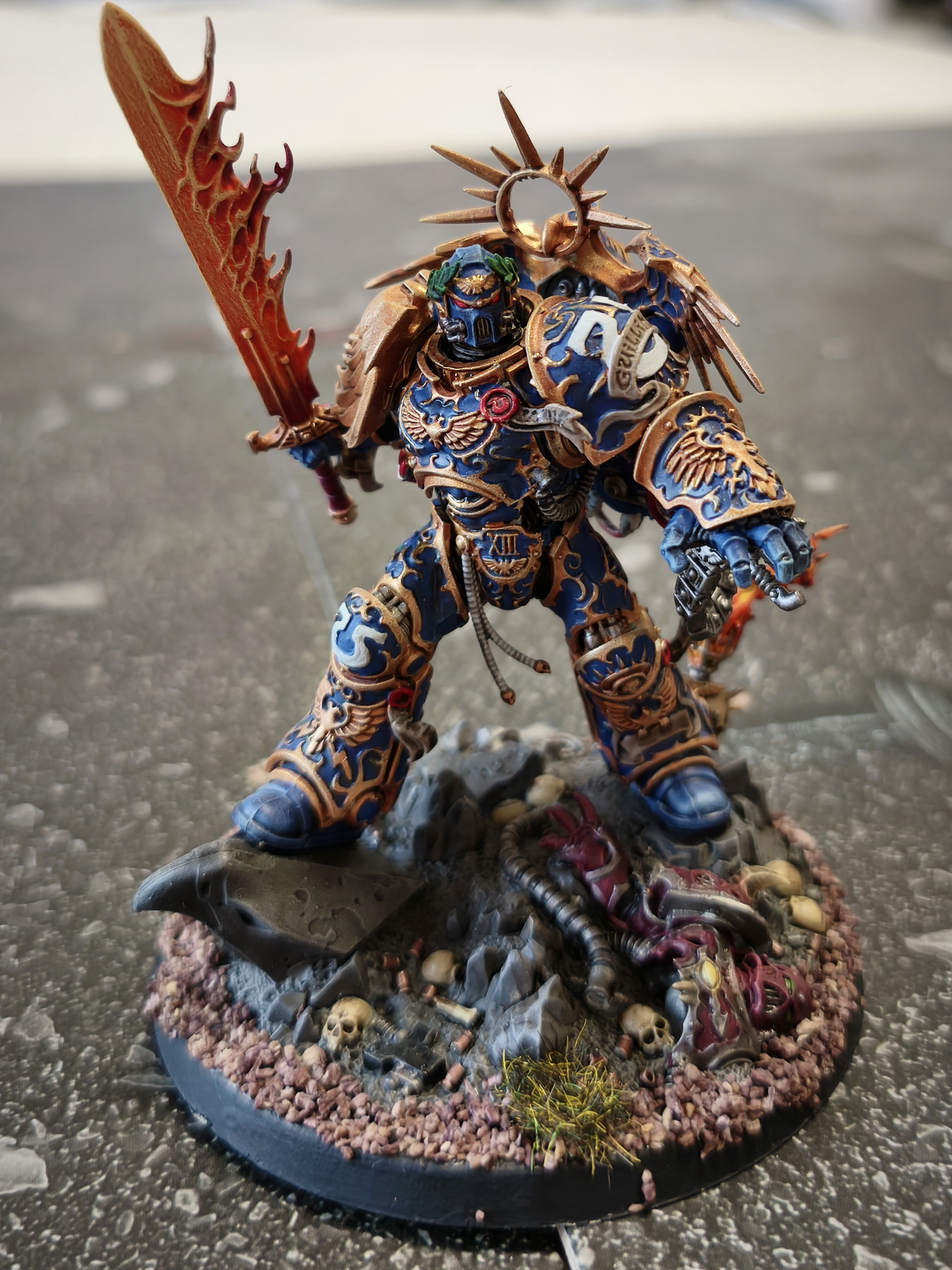 Courage and Honor: Unveiling My Latest Ultramarines Project with Roboute Guilliman!