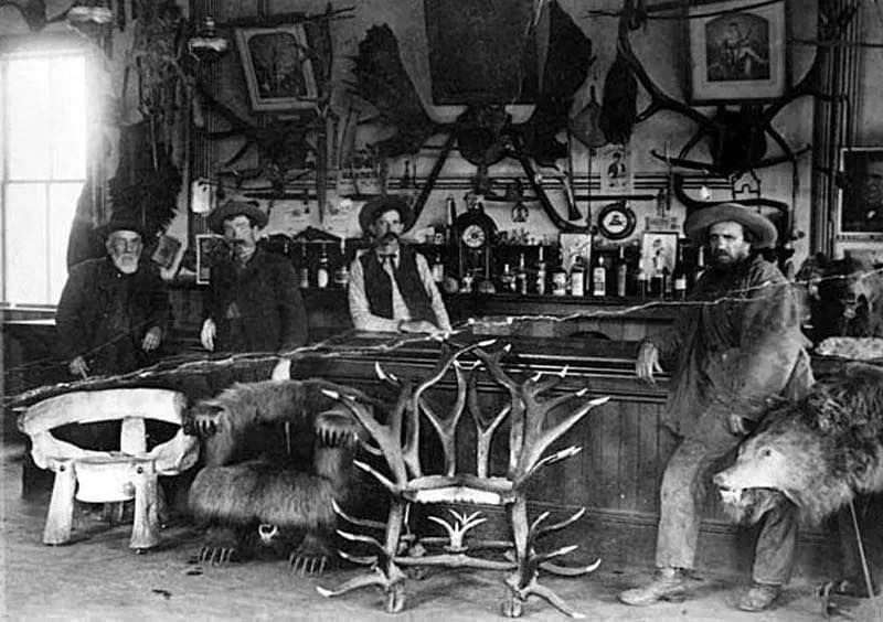 Step Back in Time: Inside a California Bar from 1889