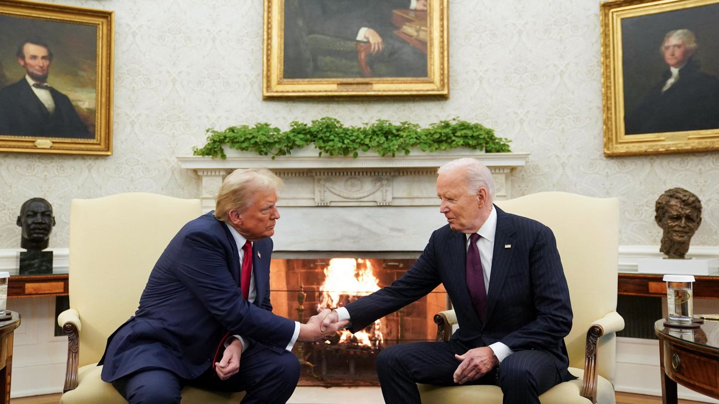 Trump and Biden Unite at the White House for a Seamless Power Transition