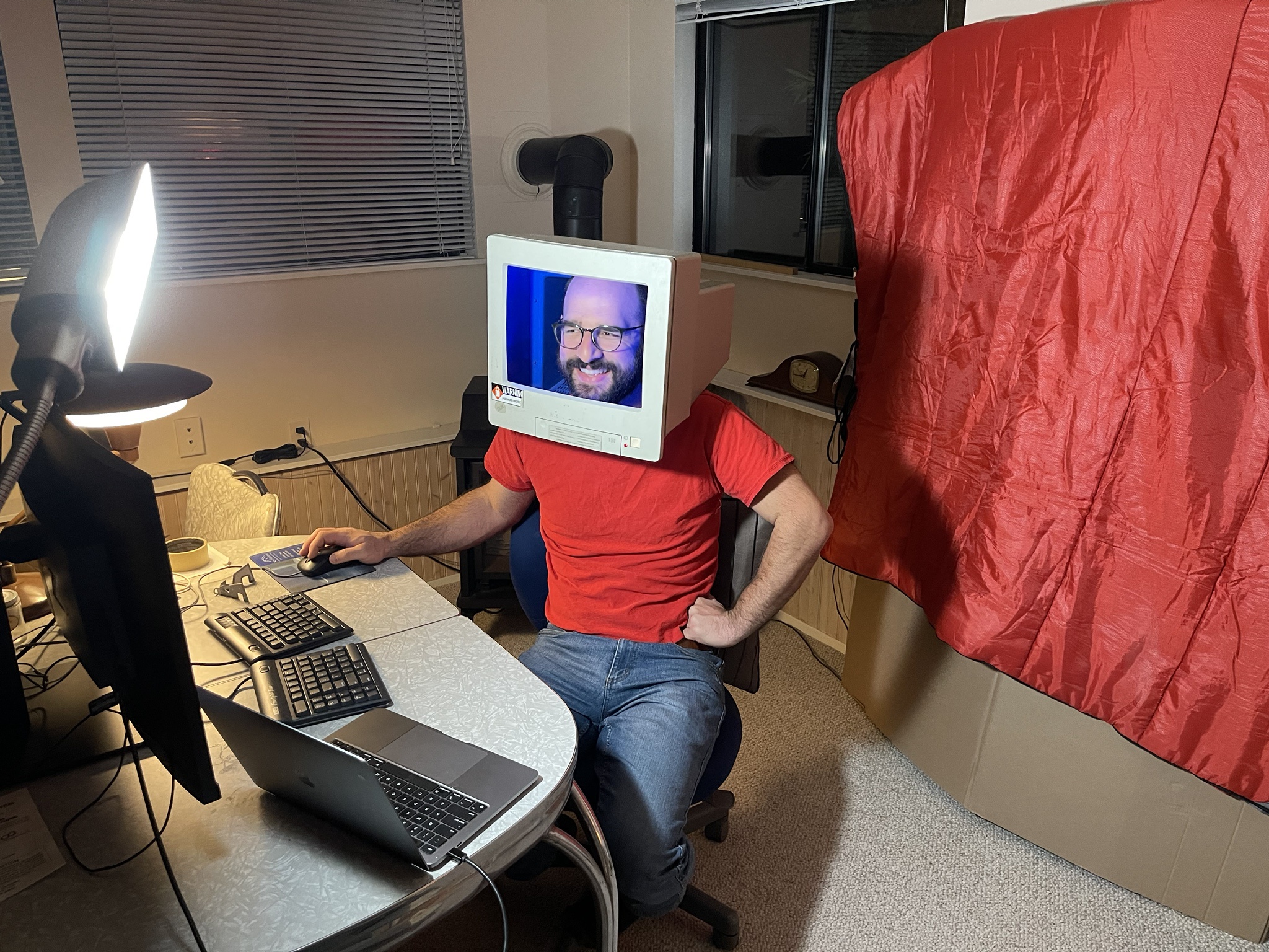 Epic Floating Monitor Costume for Halloween