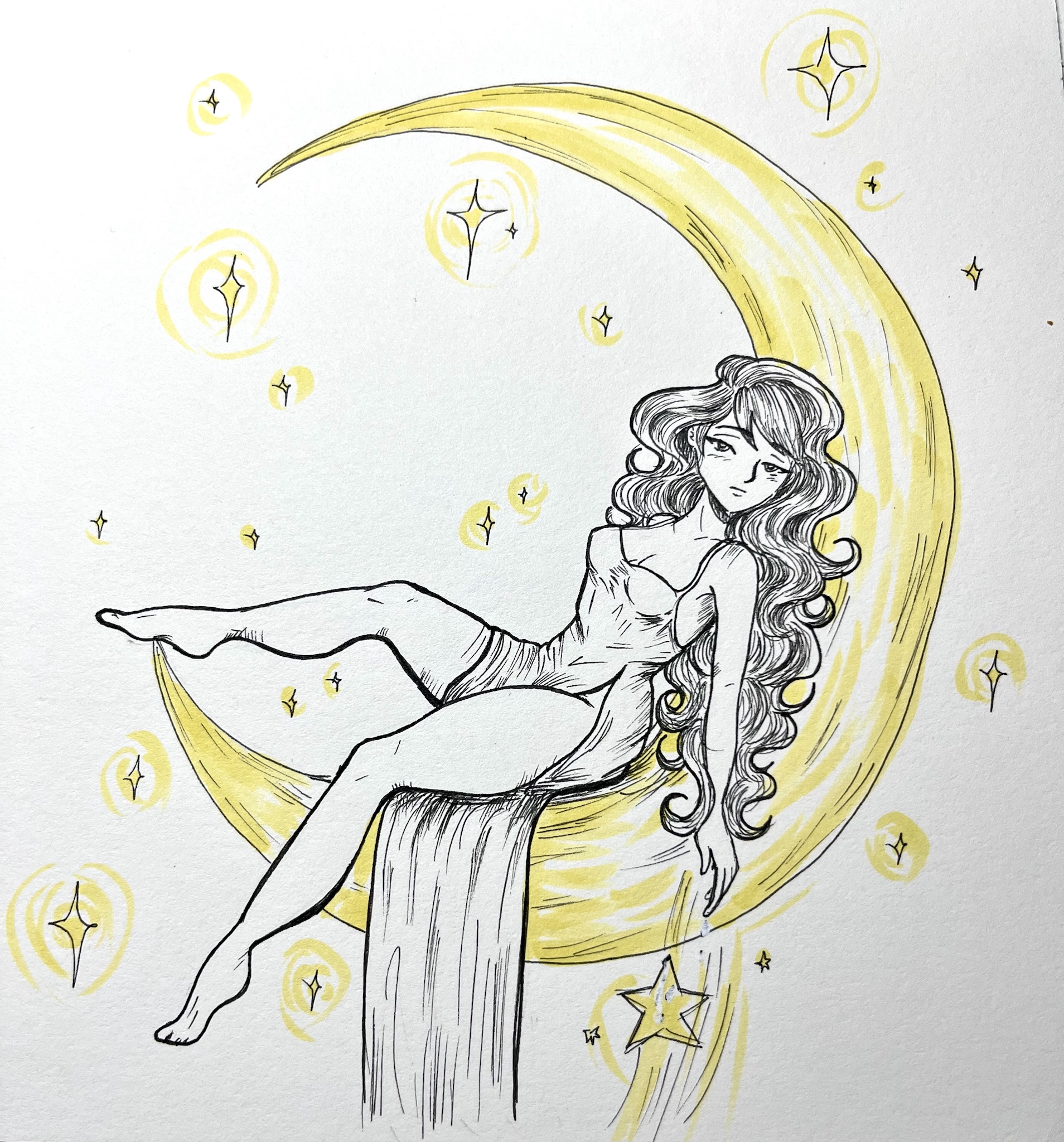 A Star Falling from the Sky