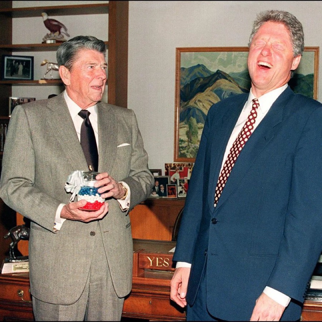 Bill Clinton's Historic Meeting with Ronald Reagan: Jelly Beans and Insights