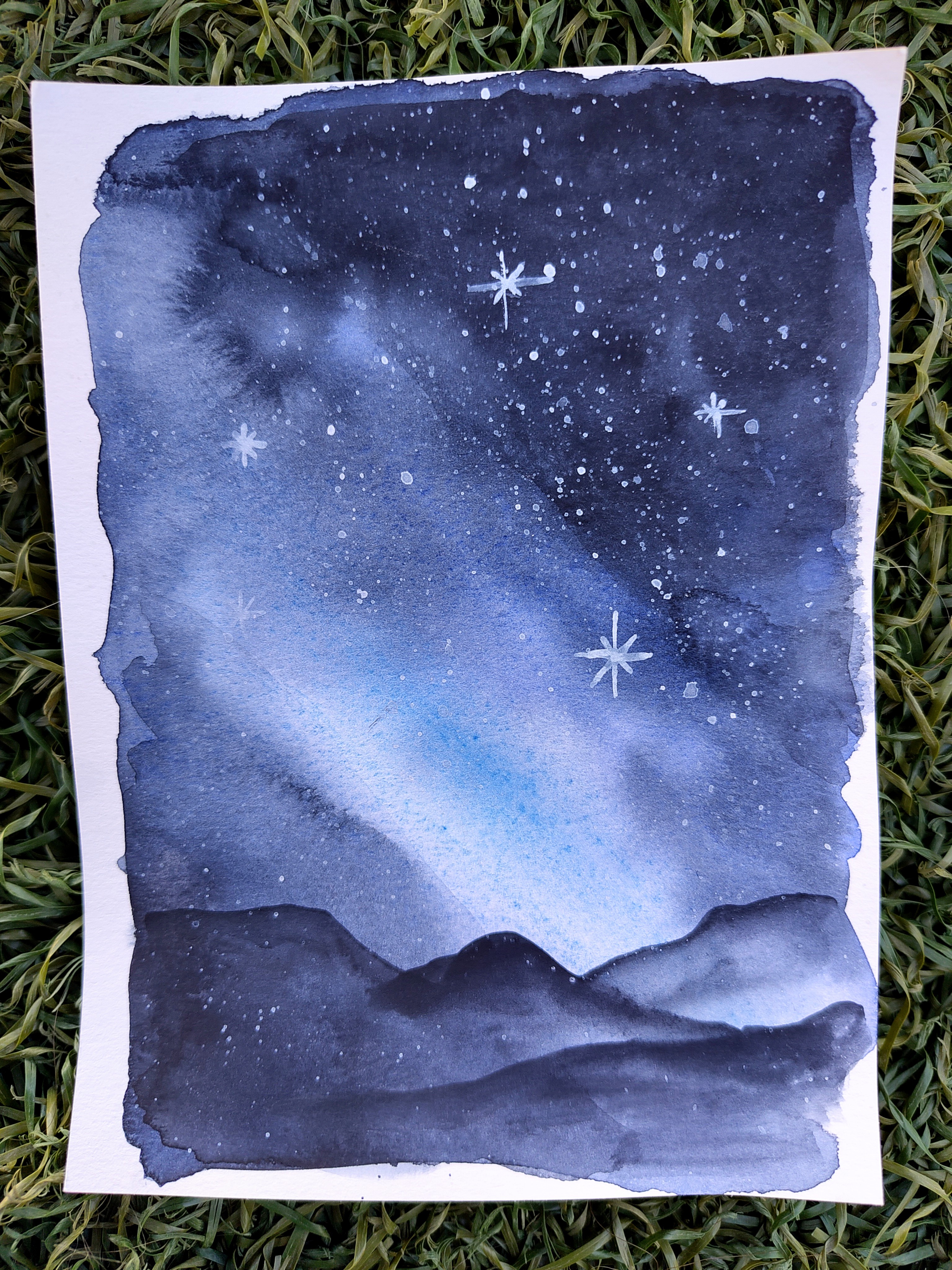 The Milky Way captured in three stunning watercolor paintings