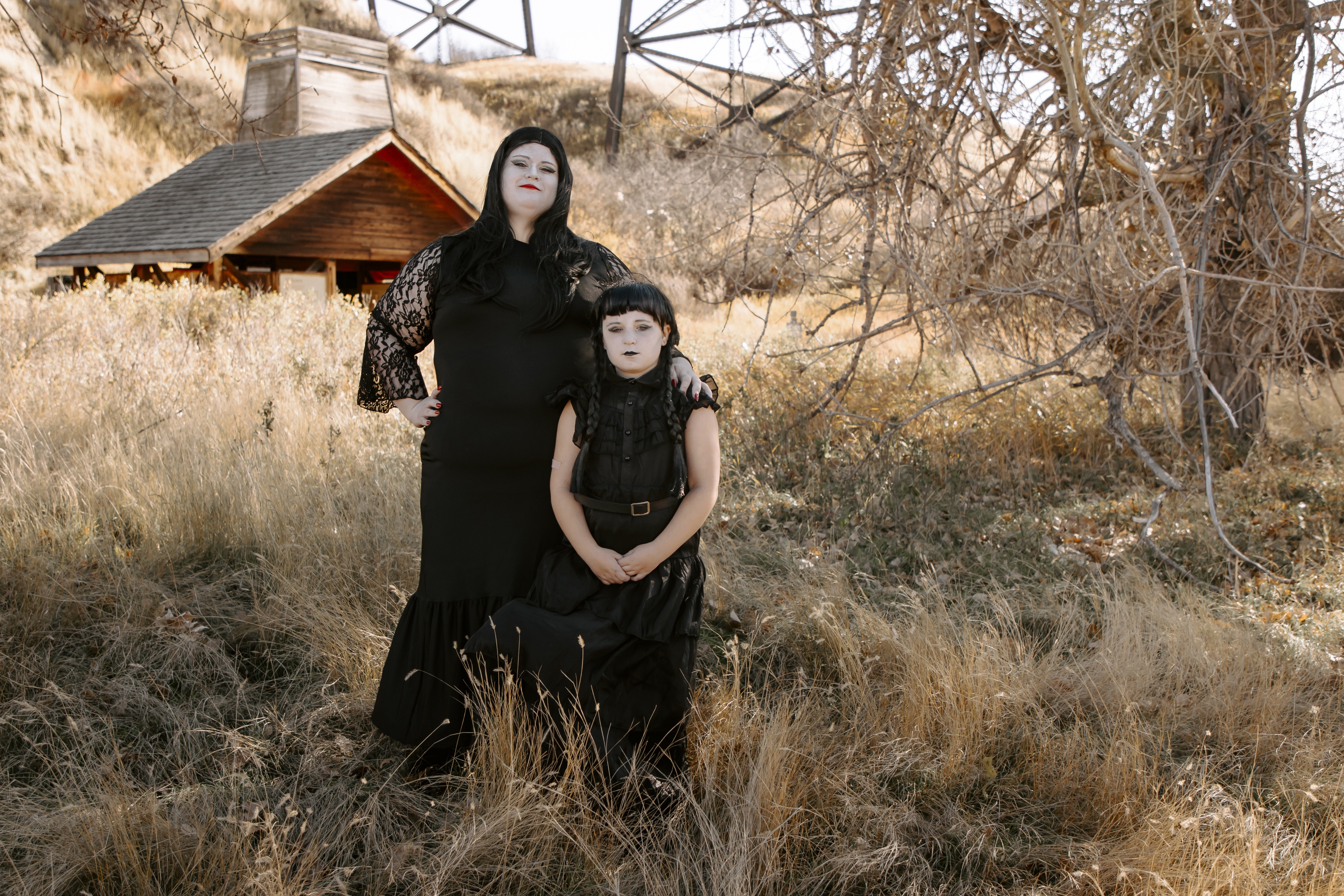 Adorable Mother-Daughter Costume Duo