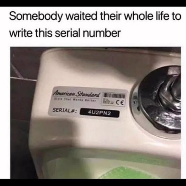 The Ultimate Serial Number