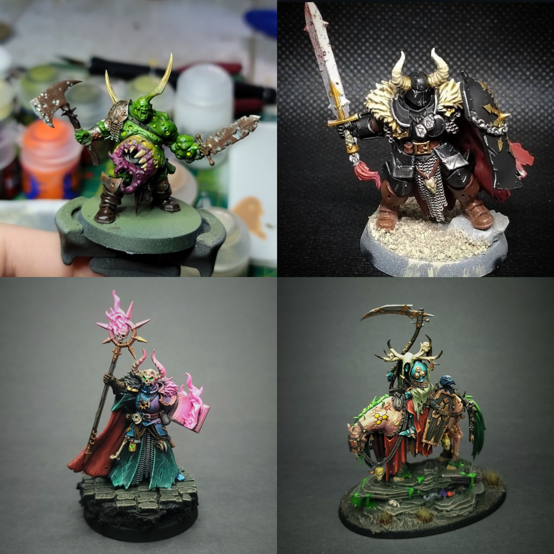 A Journey Through Time: My First Two Minis vs. My Latest Creations After Four Years