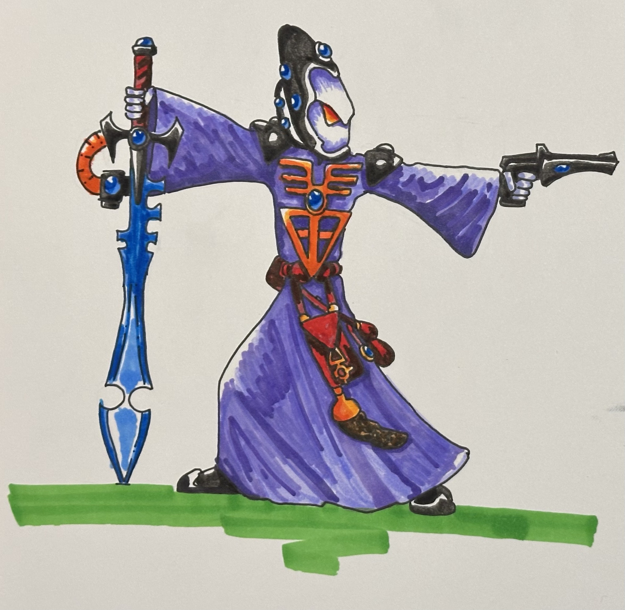 The Mystical Eldar Warlock