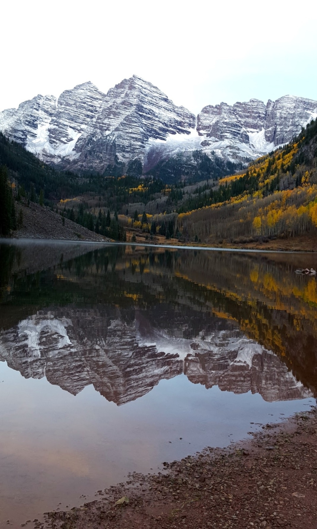 The stunning Maroon Bells