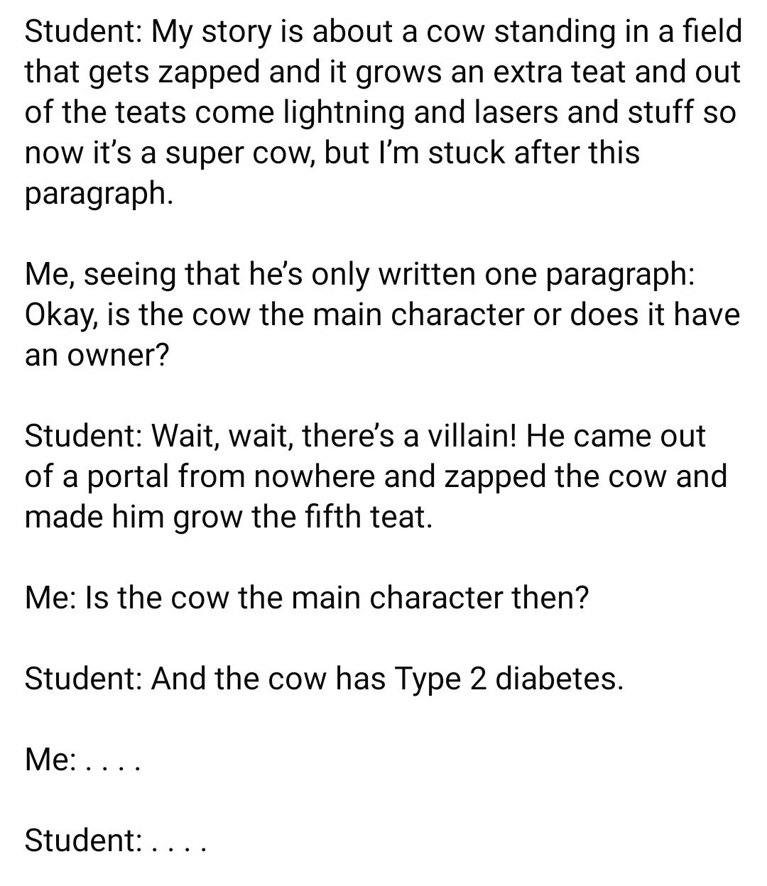 Behold the Super Cow with a Laser Teat!
