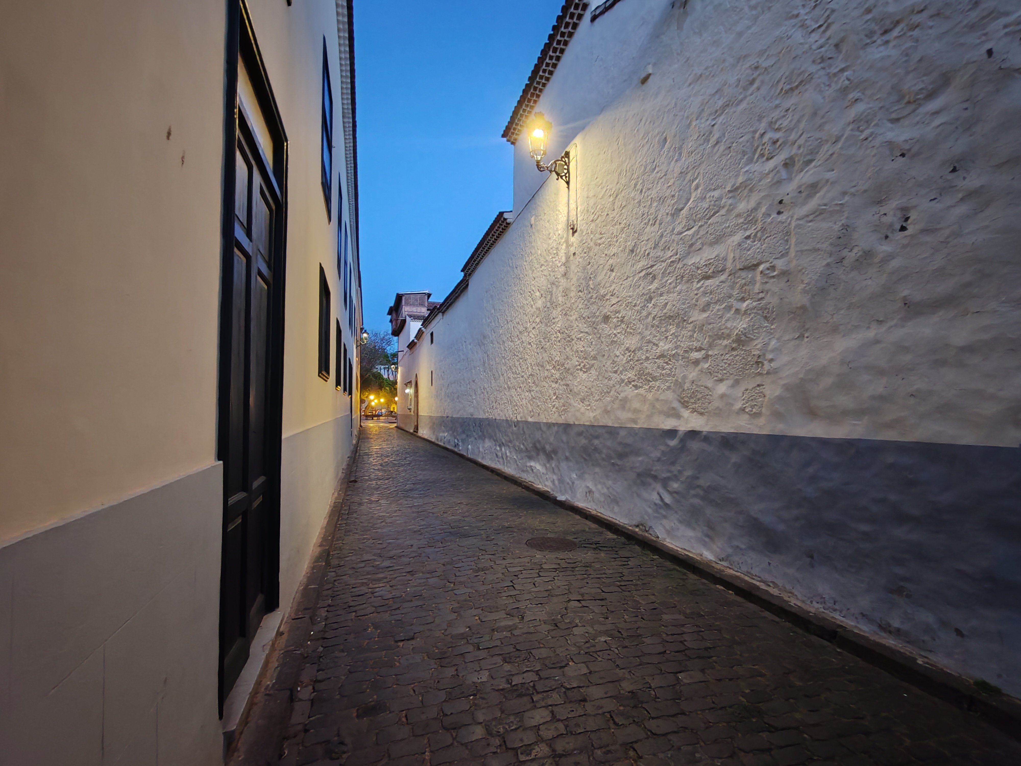 Strolling Through St. Augustine Street in La Laguna, Spain