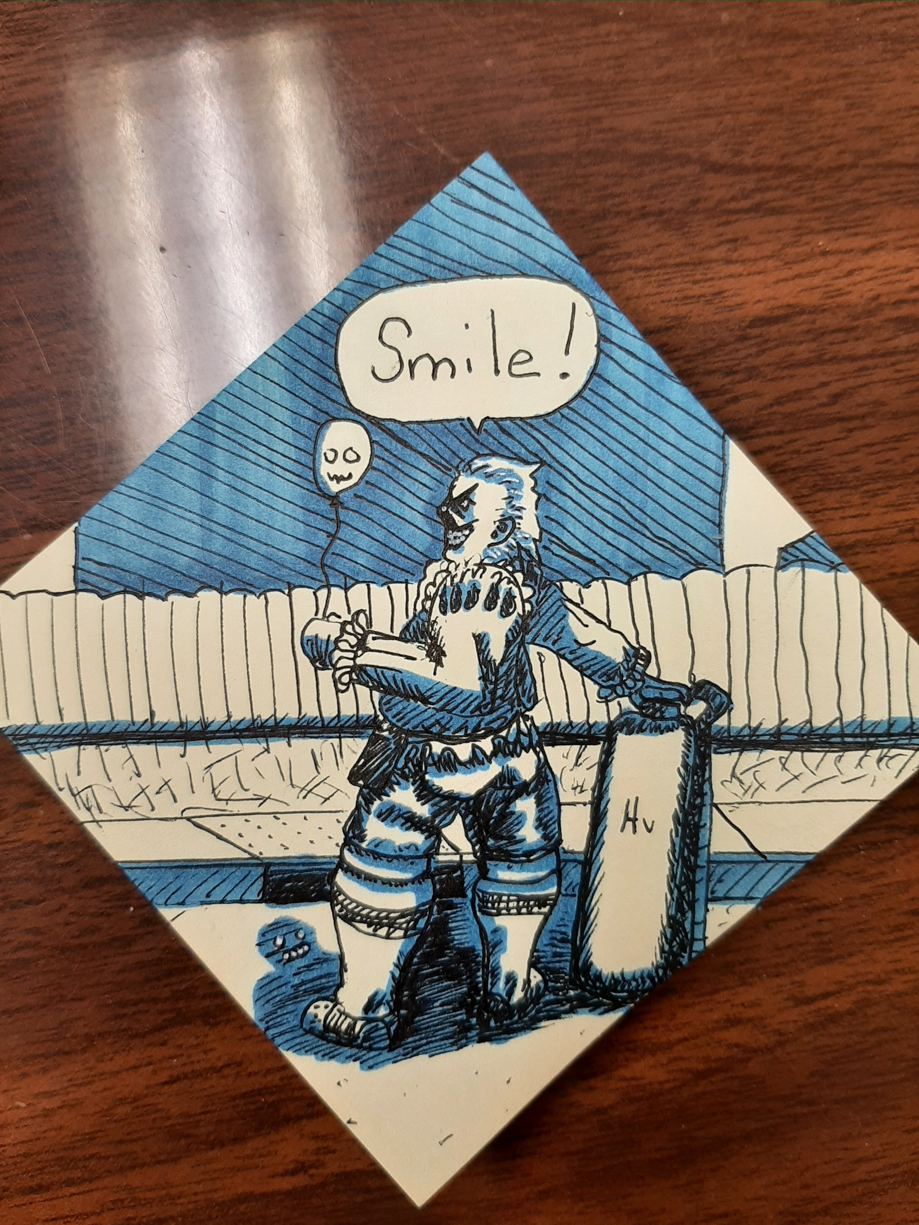 The Hilarious Post-it Note Clown