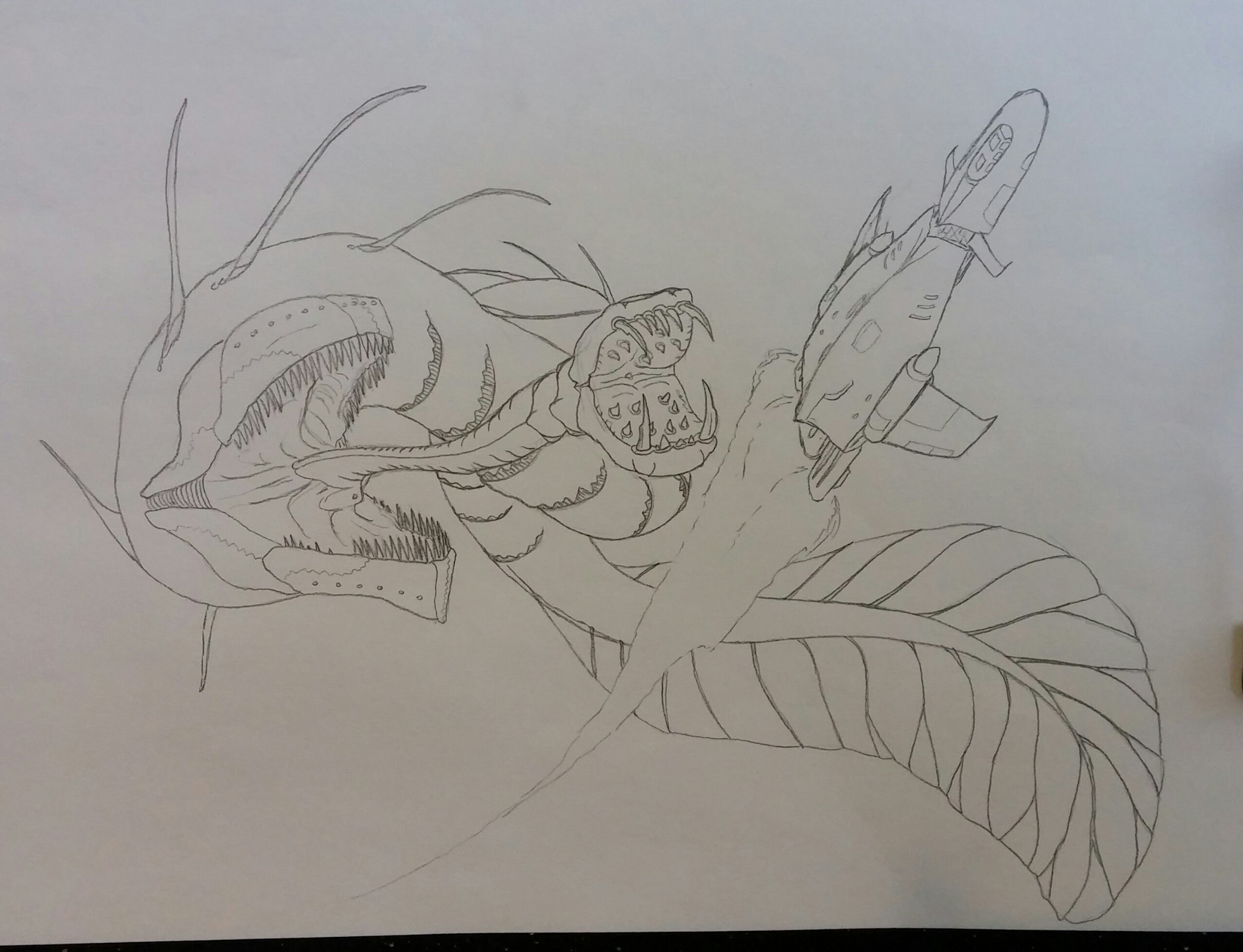 My creative take on spaceships and extraterrestrial creatures.