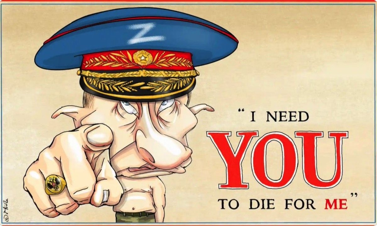 A caricature of Putin that speaks volumes.