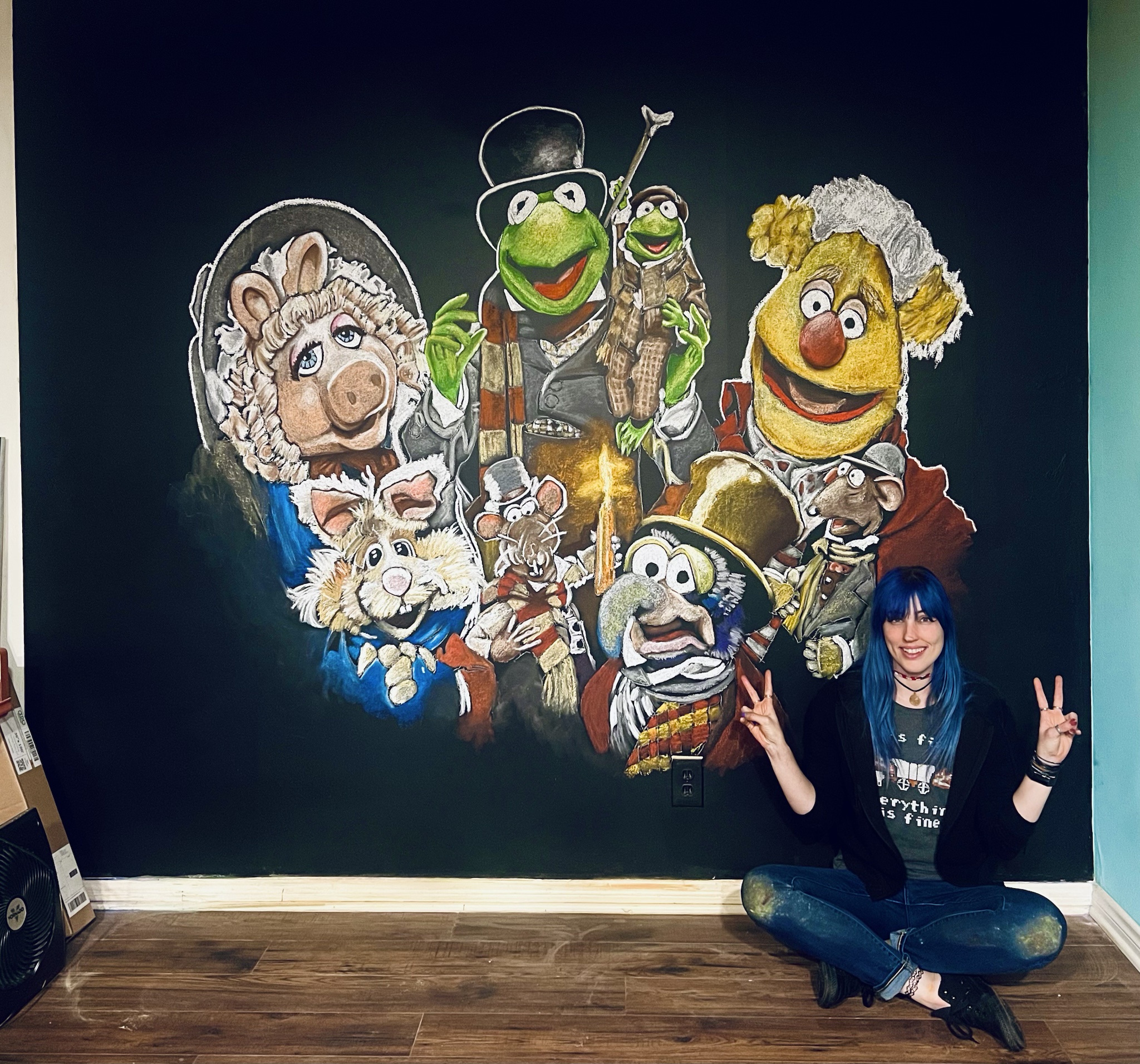 Creative Muppets Chalk Drawing Extravaganza!