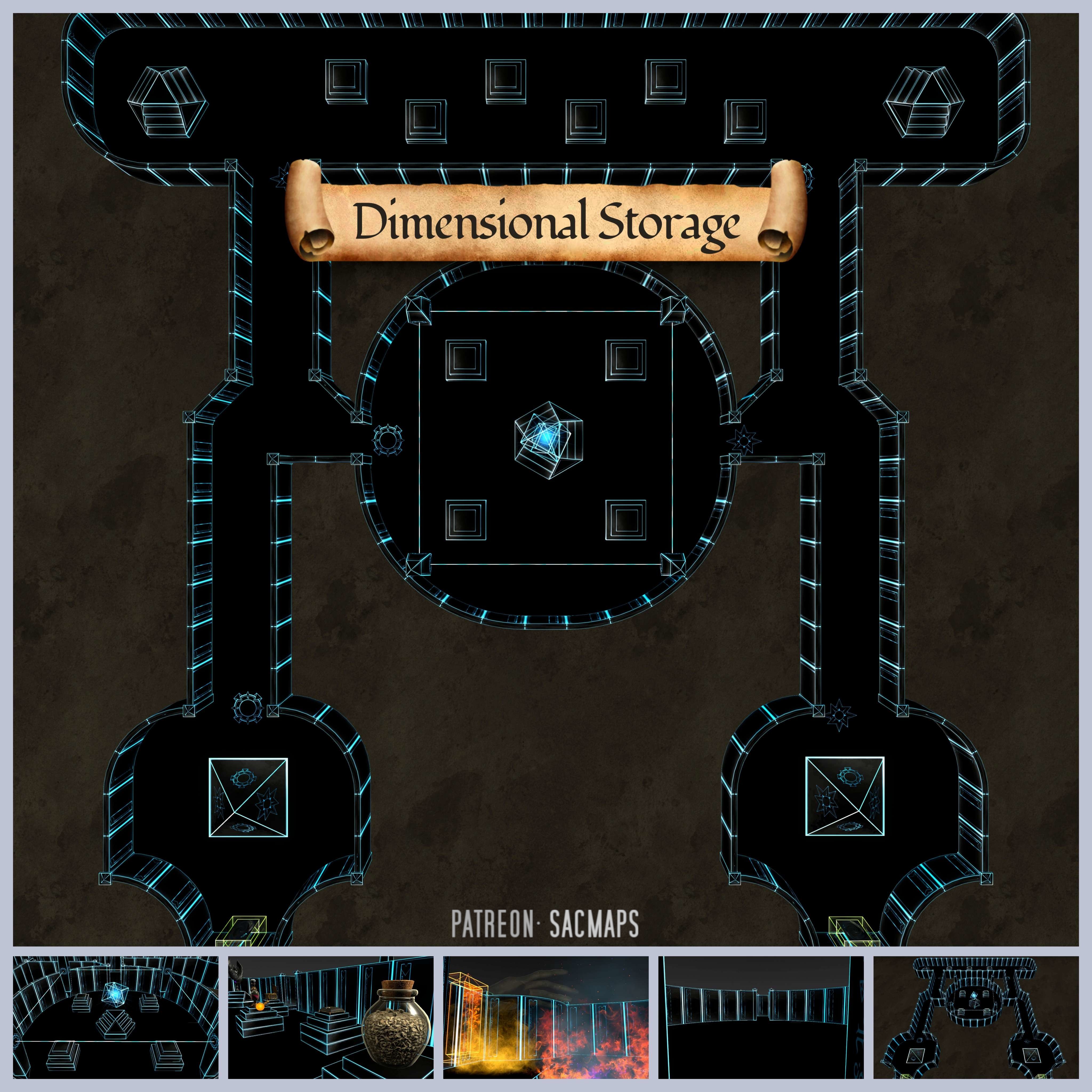 Unlocking Dimensional Storage: Free DnD and TTRPG Maps Await!