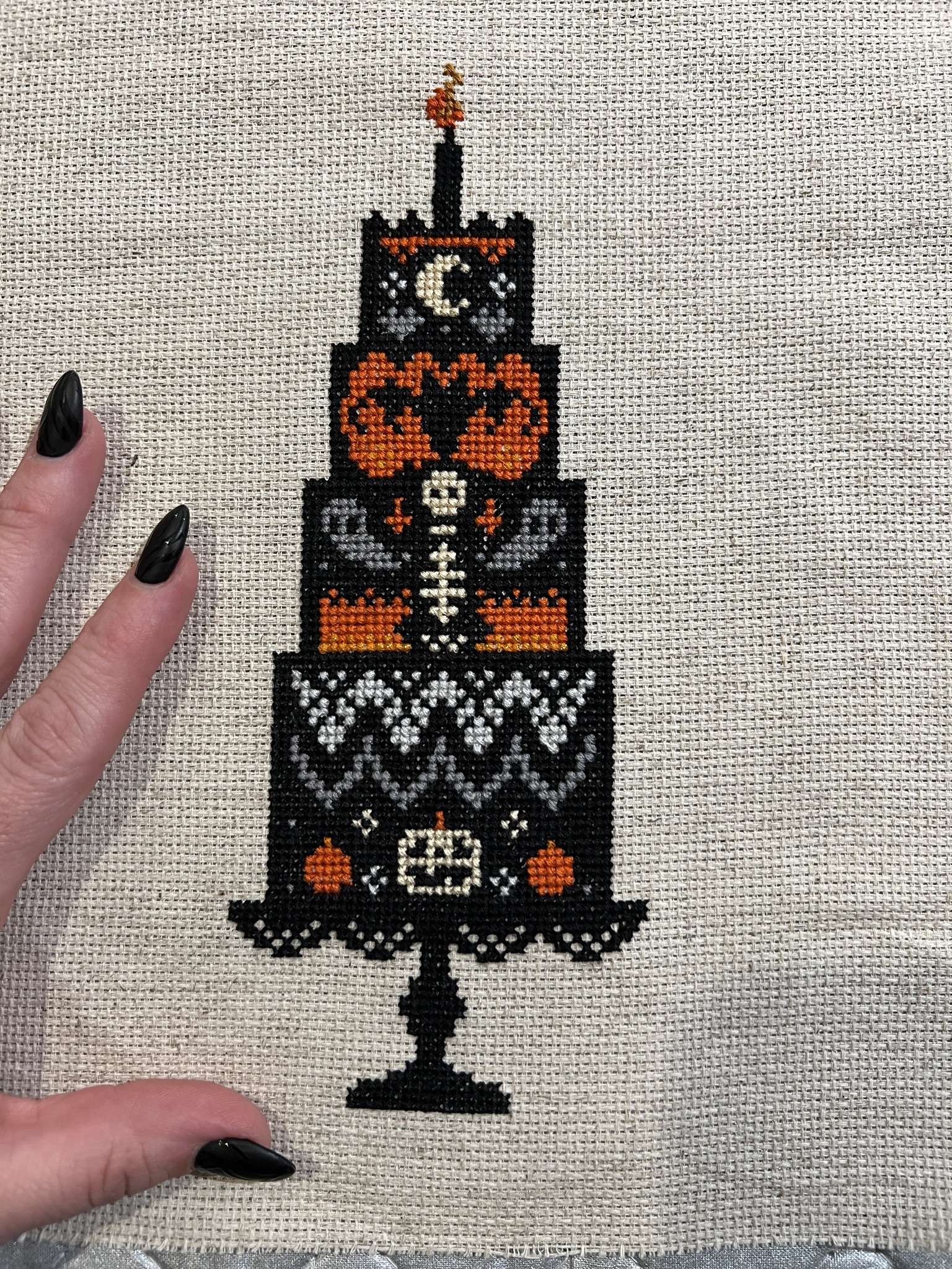 Eerily Intricate Cross Stitch Art