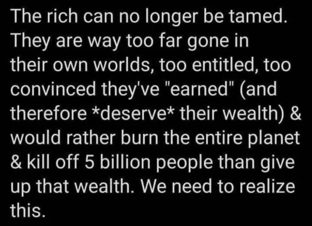 Heads Up: The Wealthy Might Just Bring Us Down