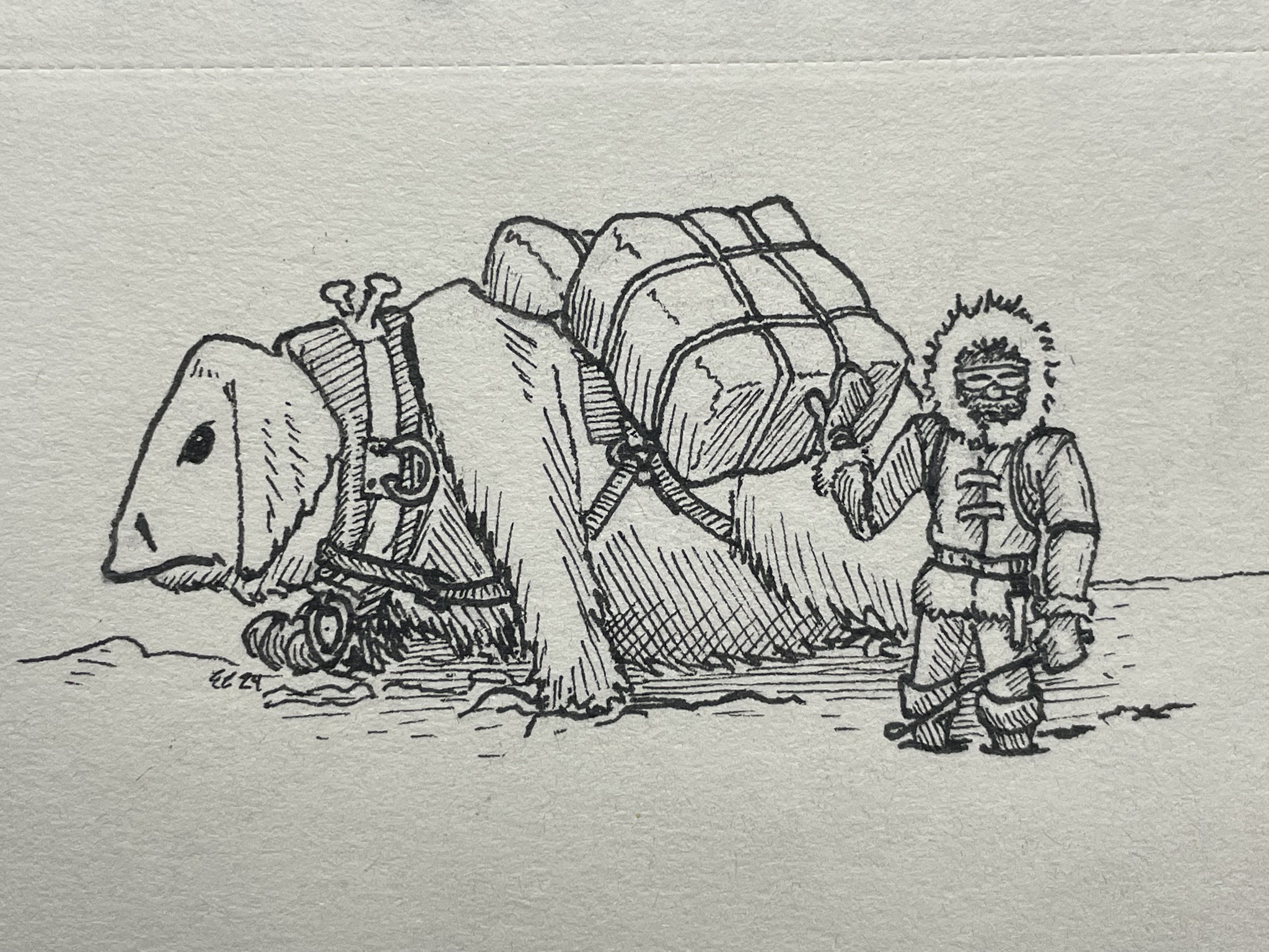 Inktober 2024 Day 24: The Great Expedition!