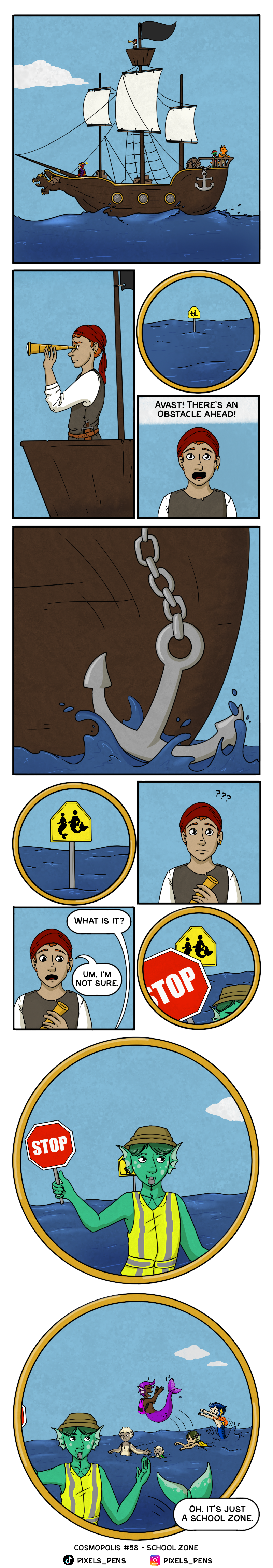 Navigating Cosmopolis #58: School Zone Edition