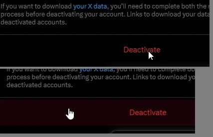 Reddit Revelation: Why I Couldn't Deactivate My X Account Until Now - Click the Blank Area to Find Out!