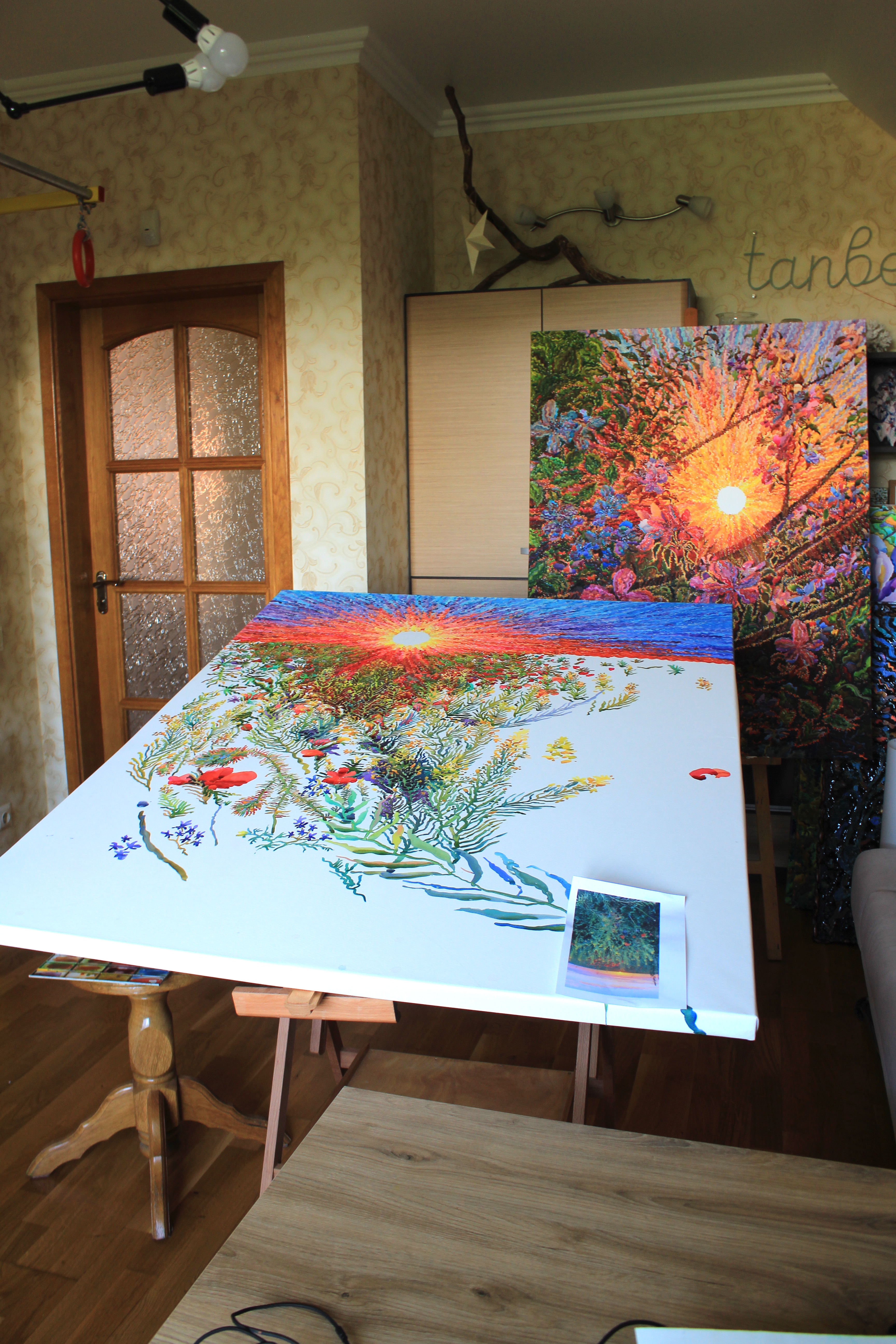 Creating a Watercolor Masterpiece: Progress Update