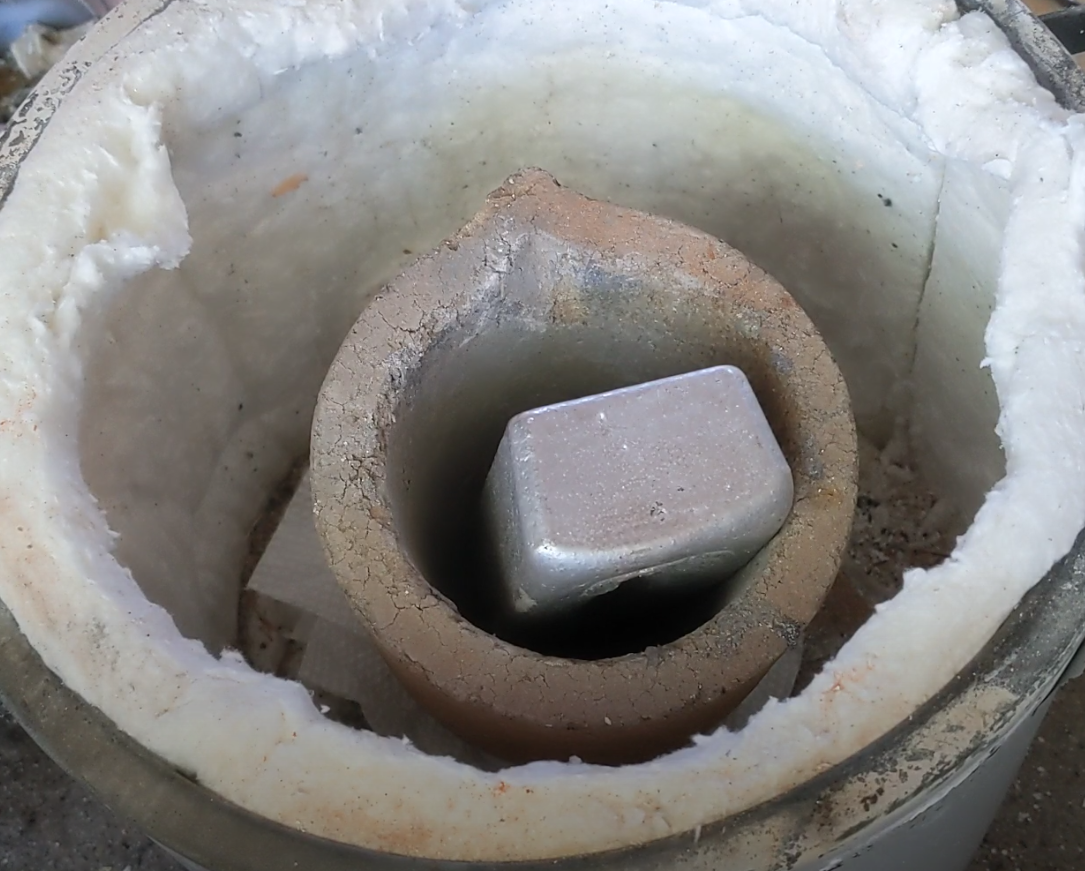 Can I really mold aluminum into a cantaloupe? Next up, an ice block?