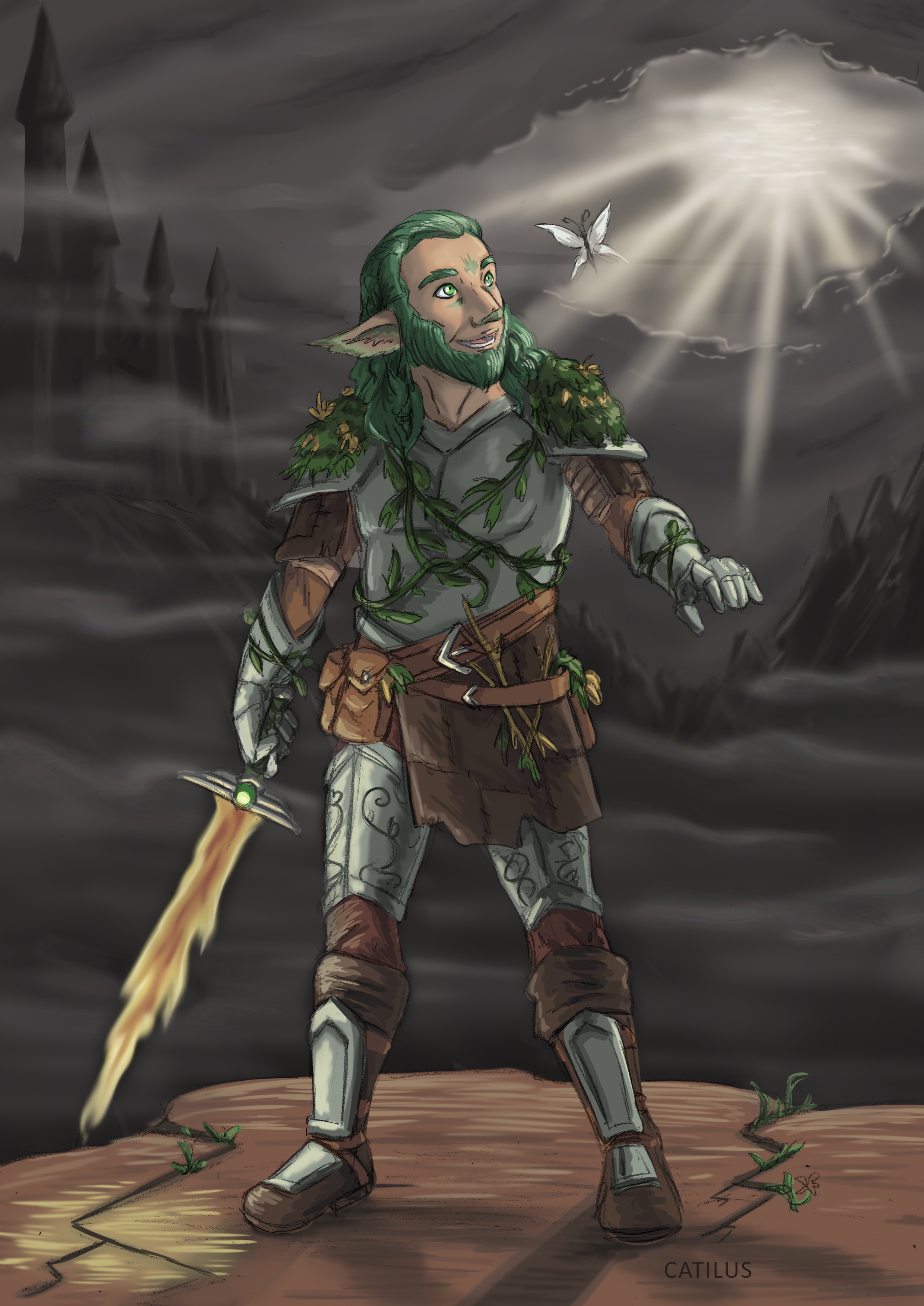 Meet my Herbal Firbolg Paladin of the Ancients – a unique D&D character.