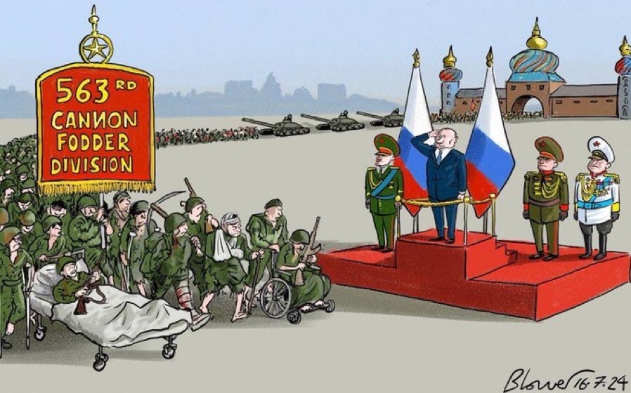 Staggering news: Russia's combat losses in Ukraine have surpassed 770,000.