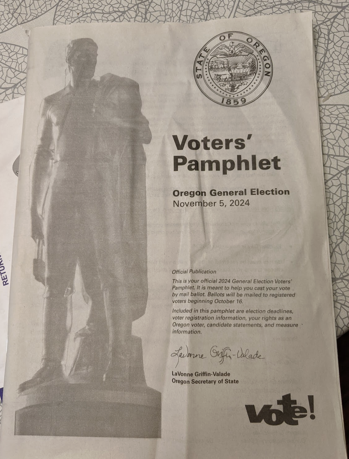 Voting in Oregon is a breeze!