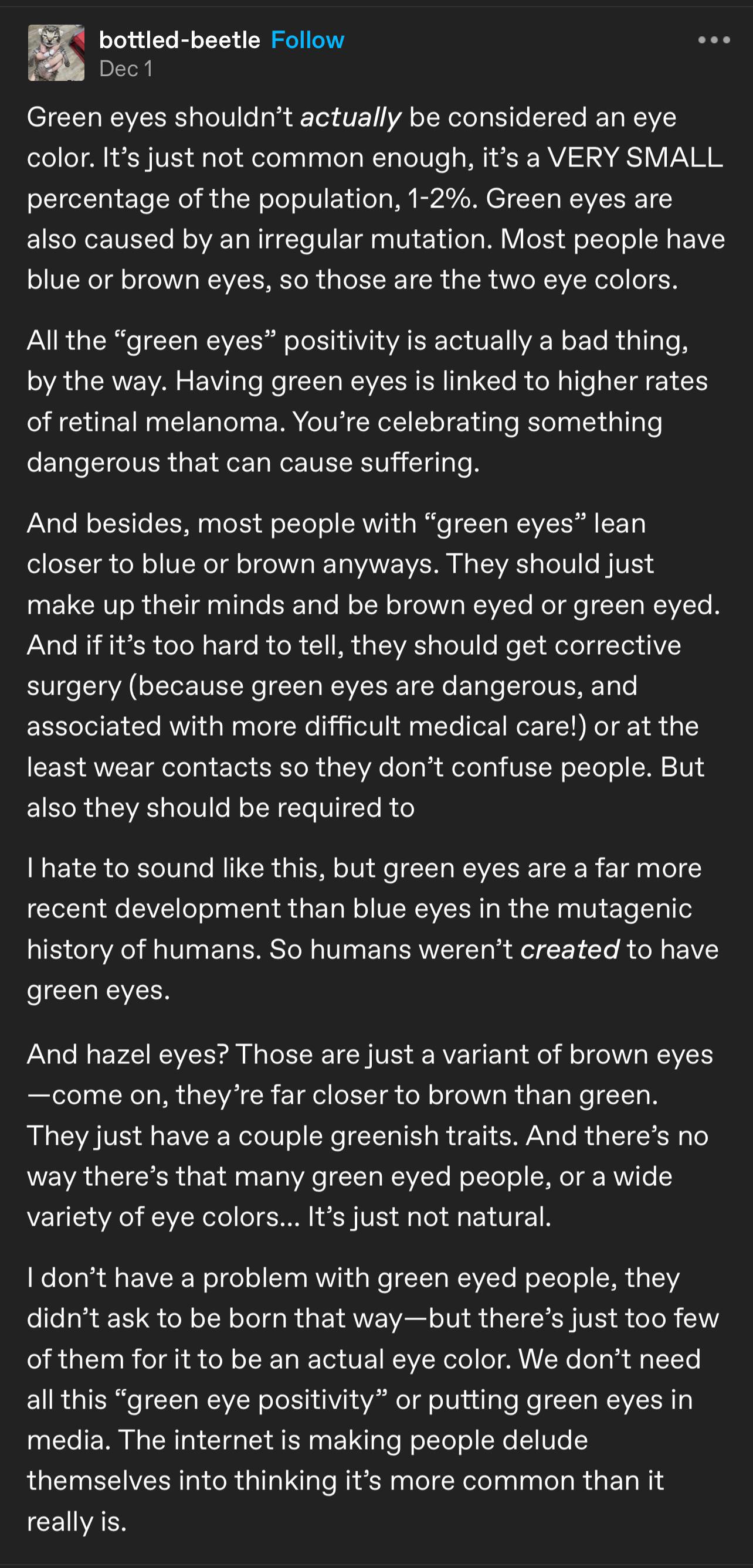 Embracing Positivity with Green Eyes