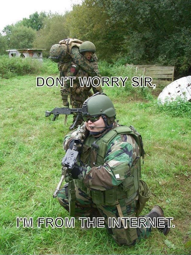 Reassuring Words: Don't Worry, Sir!
