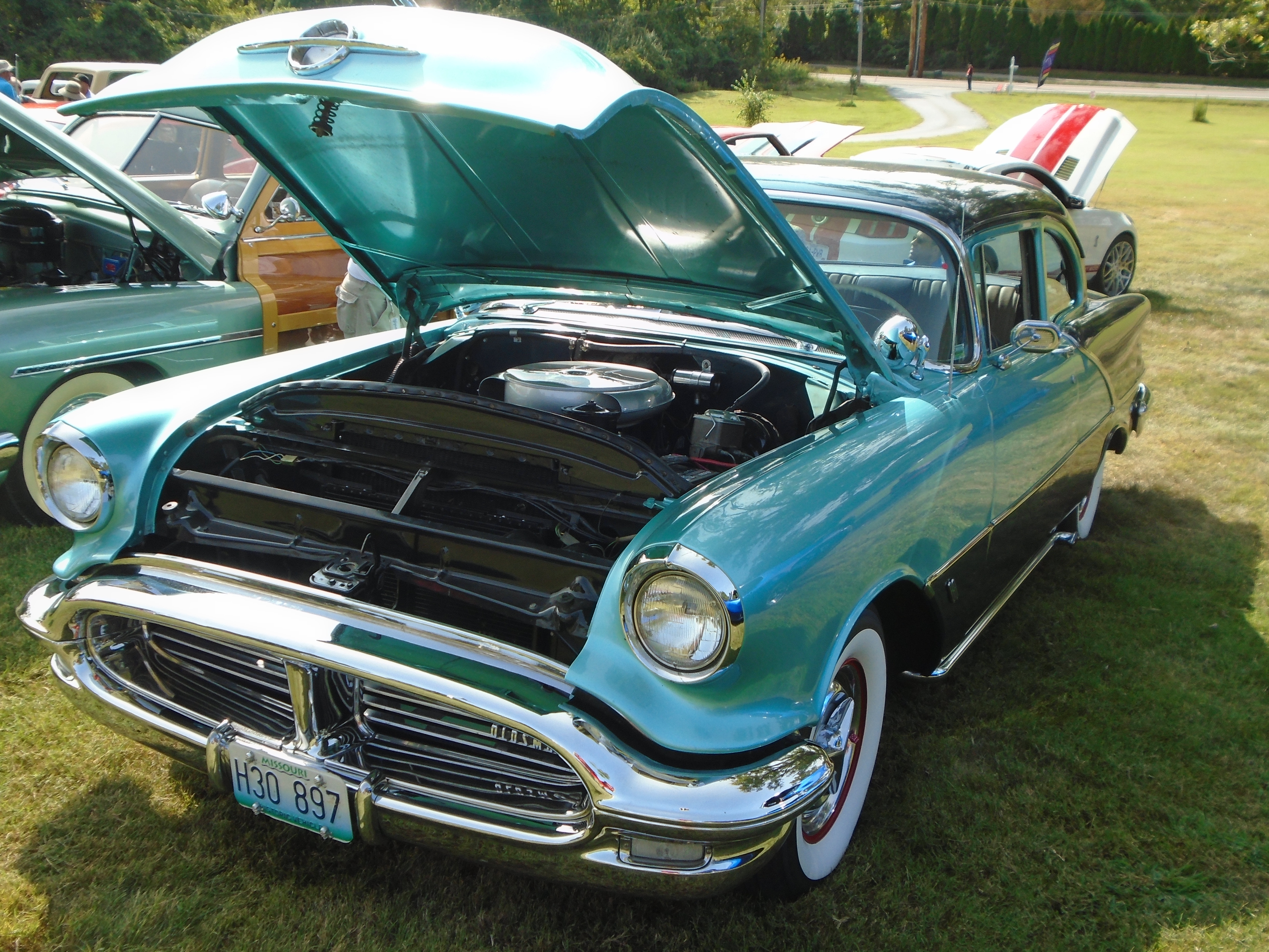 Step Back in Time with the Classic 1956 Oldsmobile 88 Two-Door Sedan